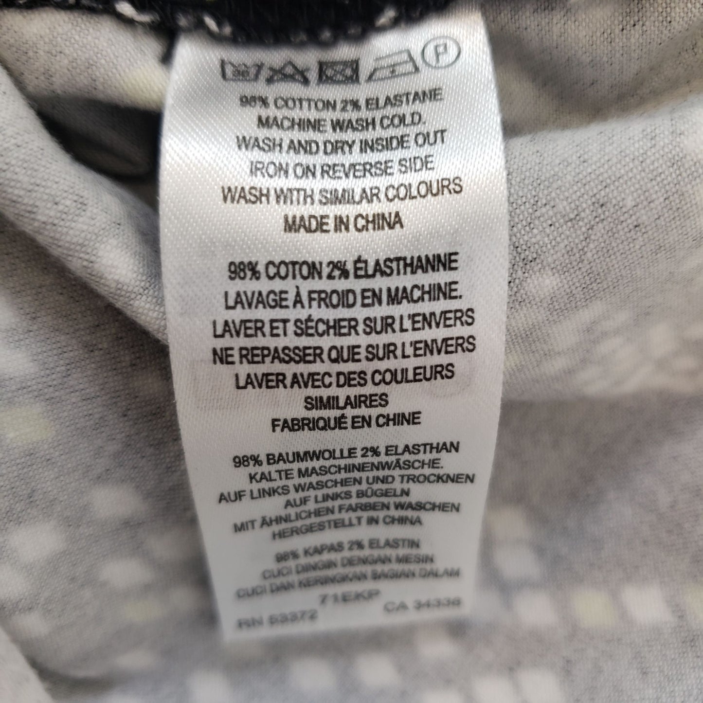 French Connection Diamon Print Fit & Flare Dress Size 2