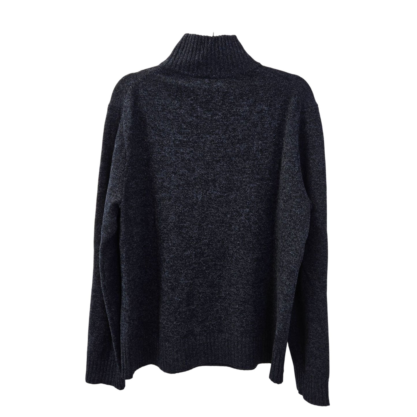 J. Crew Factory 100% Lambswool Quarter Zip Heathered Sweater Size Large