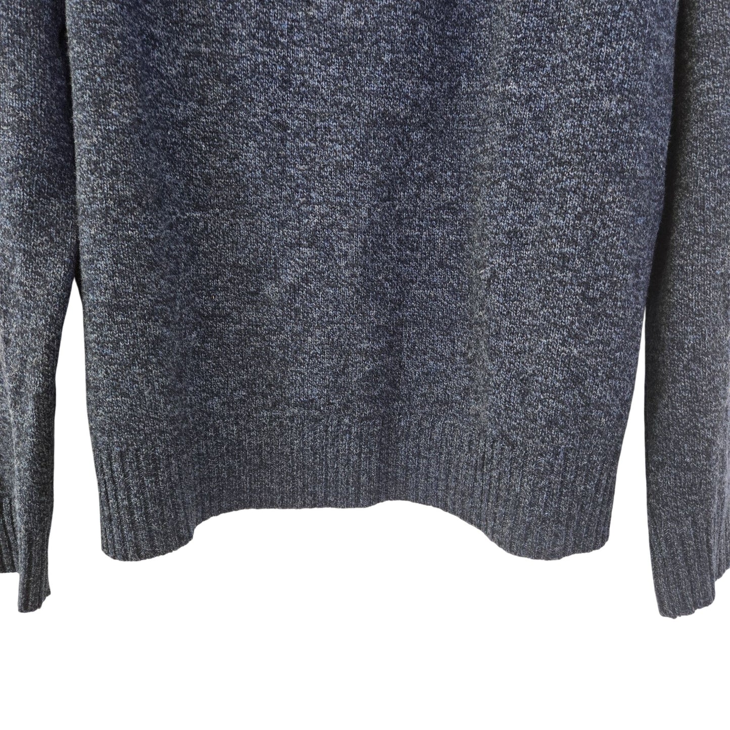 J. Crew Factory 100% Lambswool Quarter Zip Heathered Sweater Size Large
