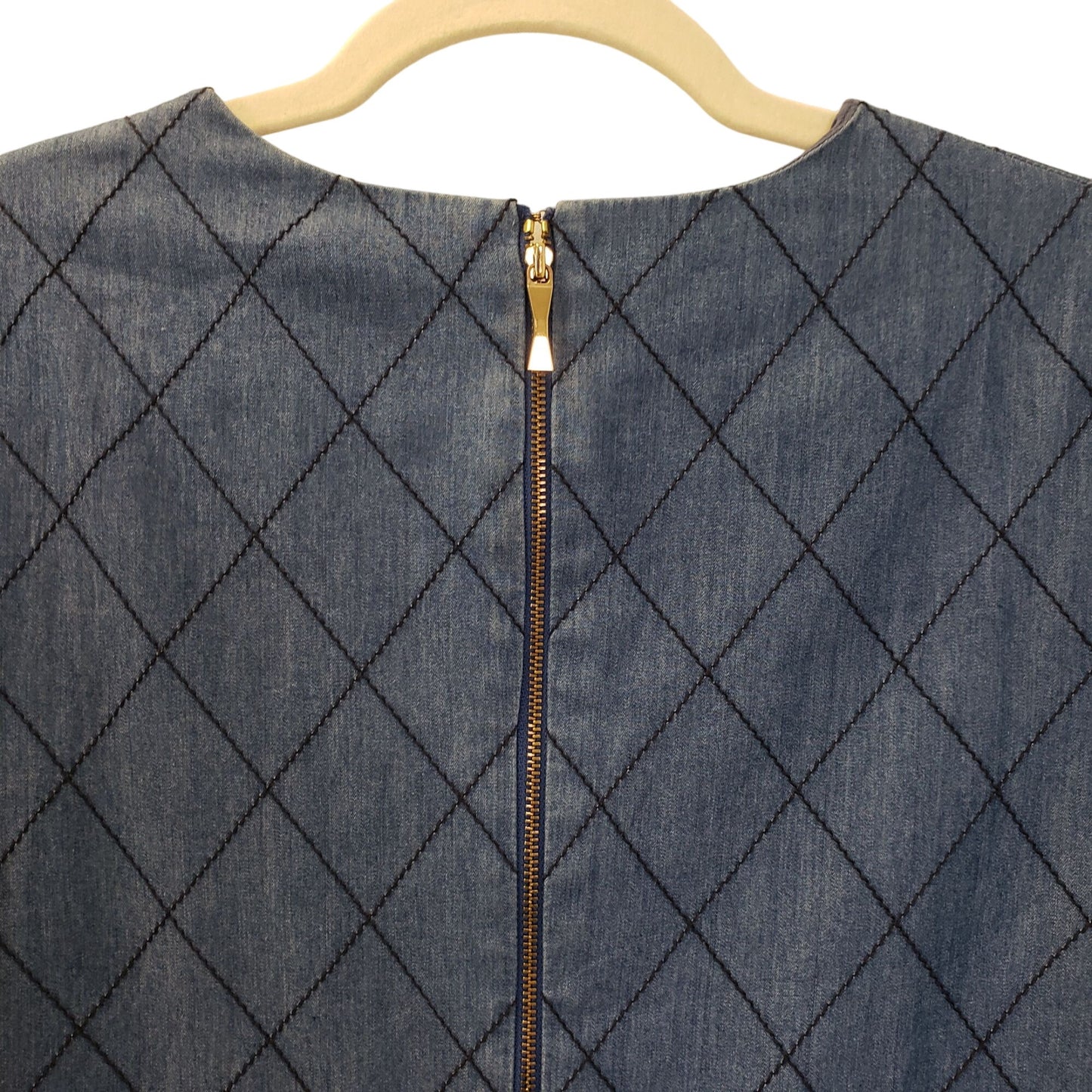 Kate Spade Quilted Chambray Dress Size 4