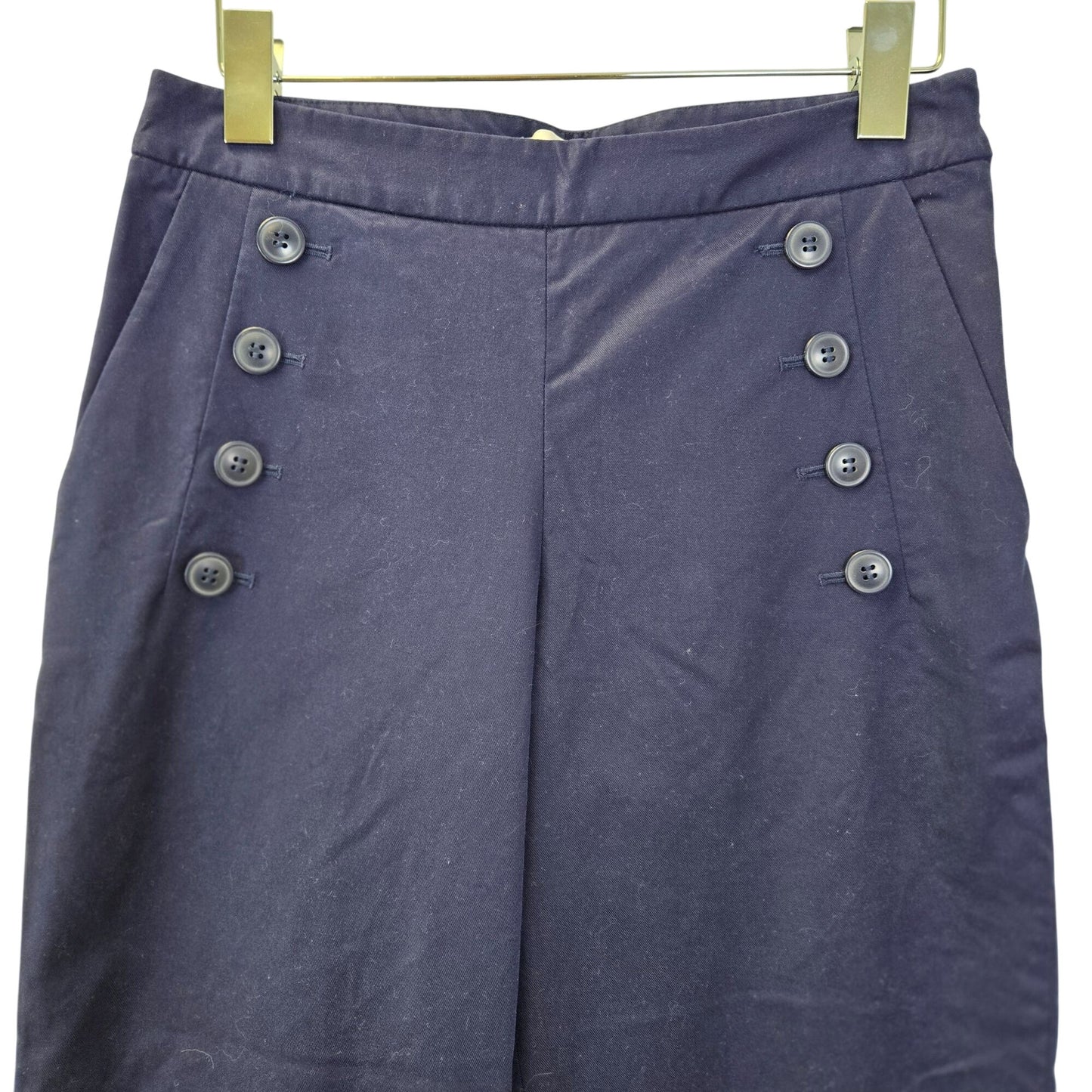 1901 Wide Leg Sailor Style Crop Pants Size 2 Petite