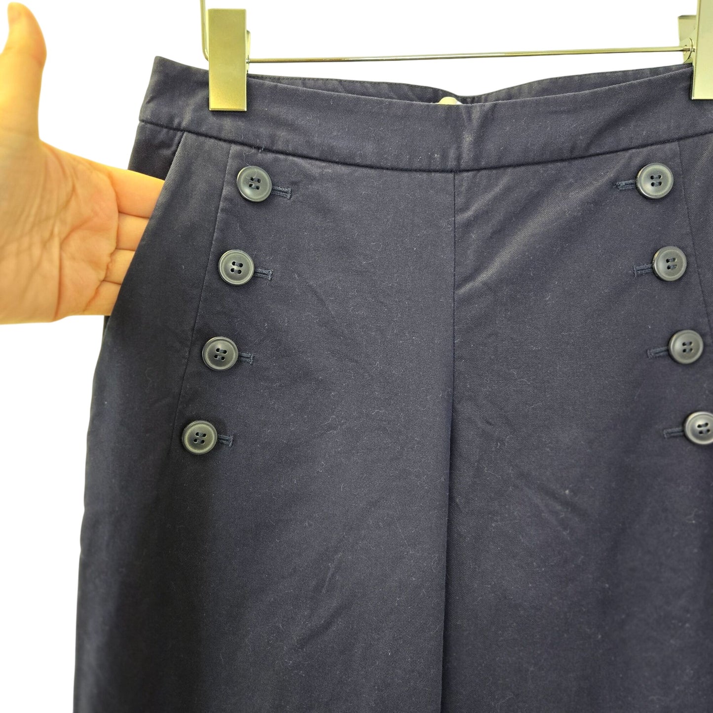 1901 Wide Leg Sailor Style Crop Pants Size 2 Petite