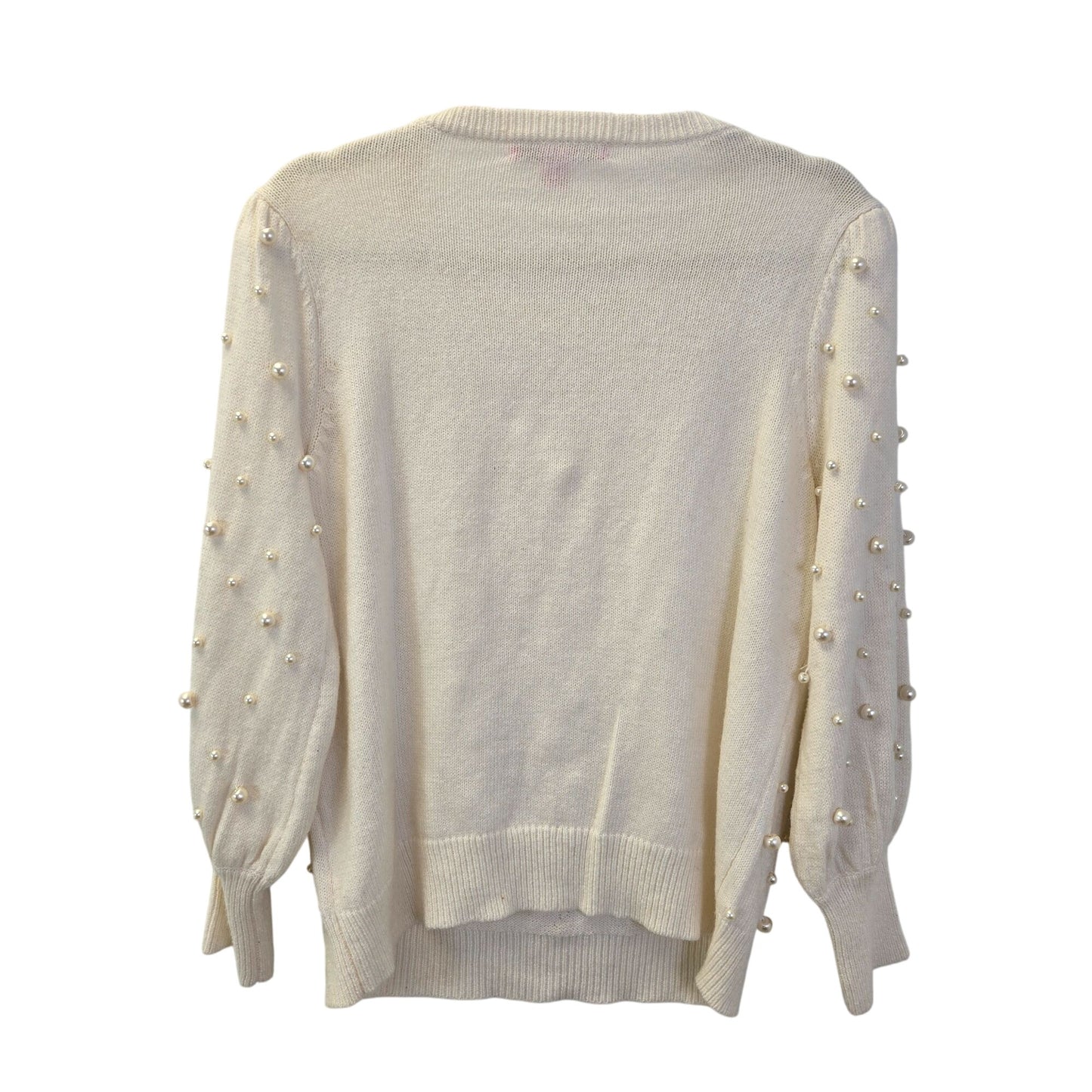 Lilly Pulitzer Ginny Pearl Embellished Sweater Size Large