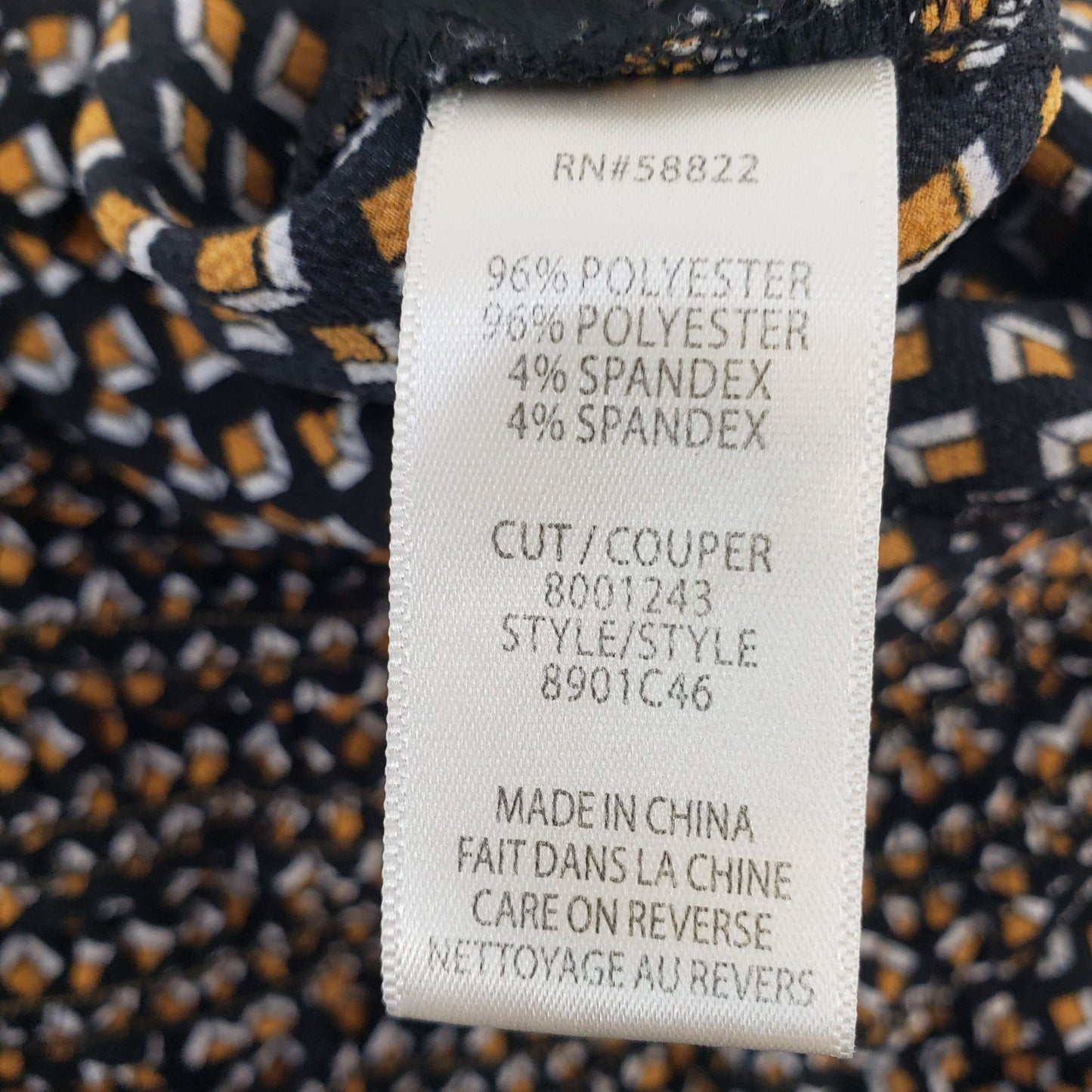 Max Studio Graphic Print Double V-Neck Jumpsuit Size Medium