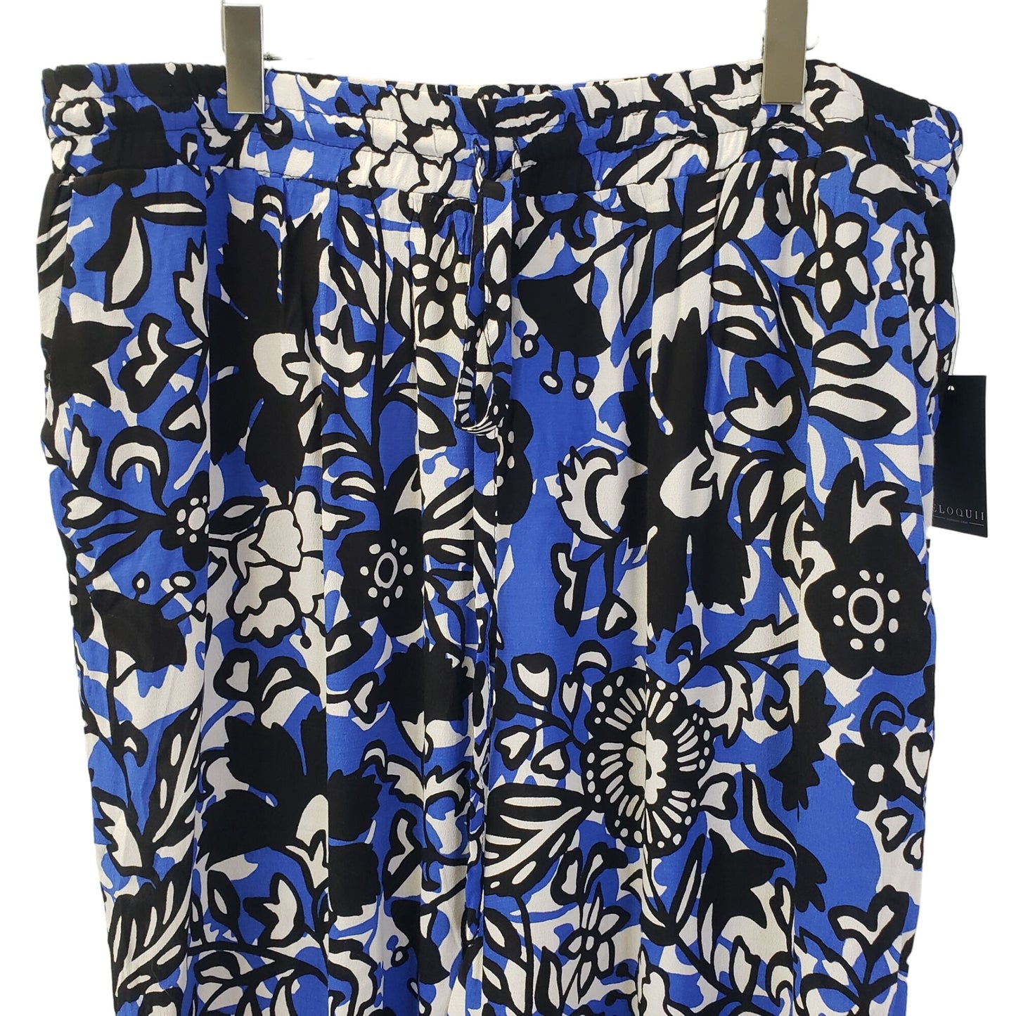 NWT Eloquii Floral Wide Leg Pants Size 20