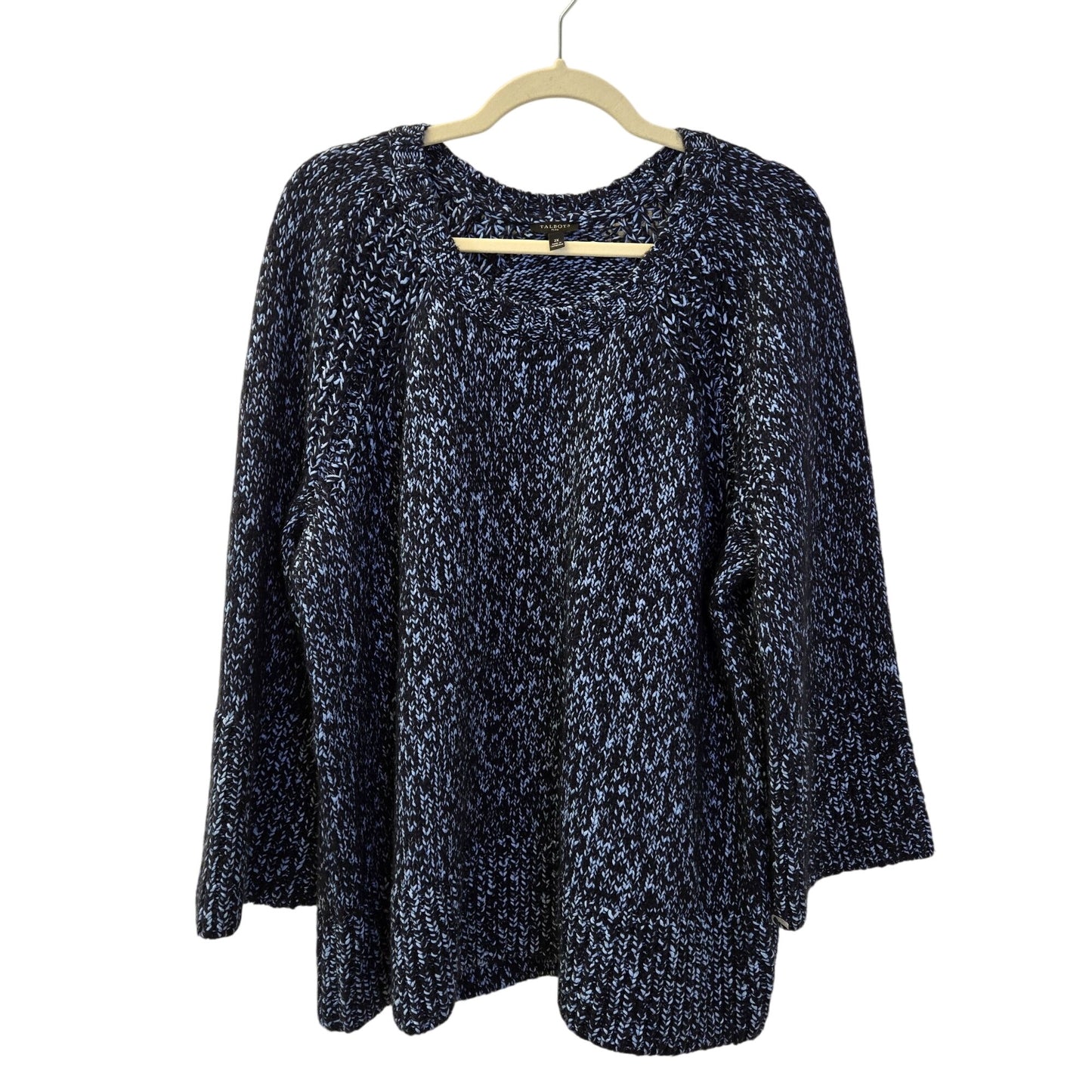 Talbots Plus Chunky Knit Wide Sleeve Crewneck Sweater Size 2X