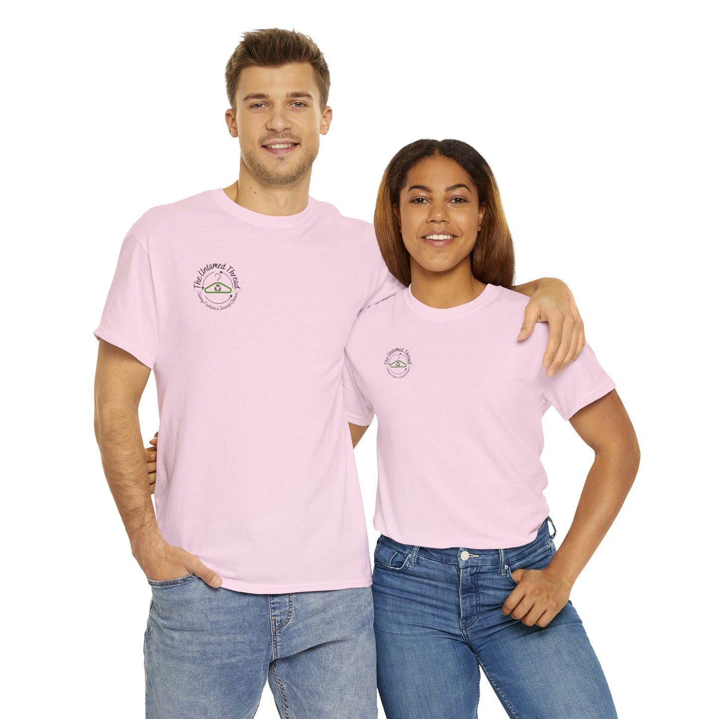 The Untamed Thread Logo Unisex Heavy Cotton Tee