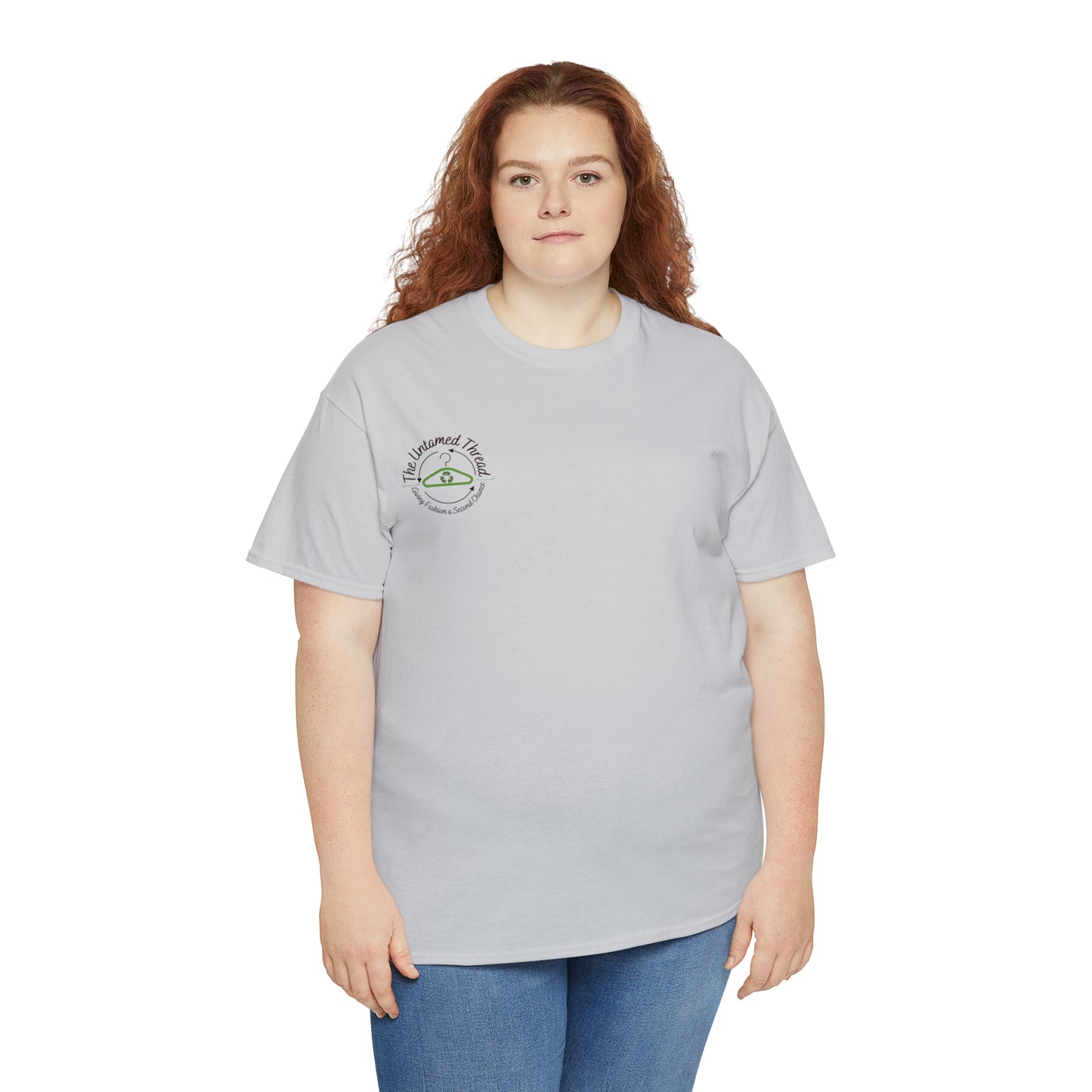 The Untamed Thread Logo Unisex Heavy Cotton Tee