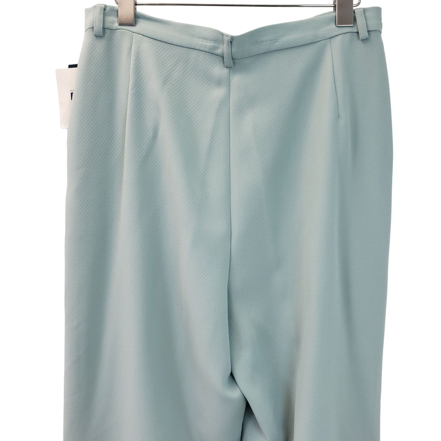 NWT Garfield & Marks Kojak High Rise Trouser Pants in Aqua Size 8