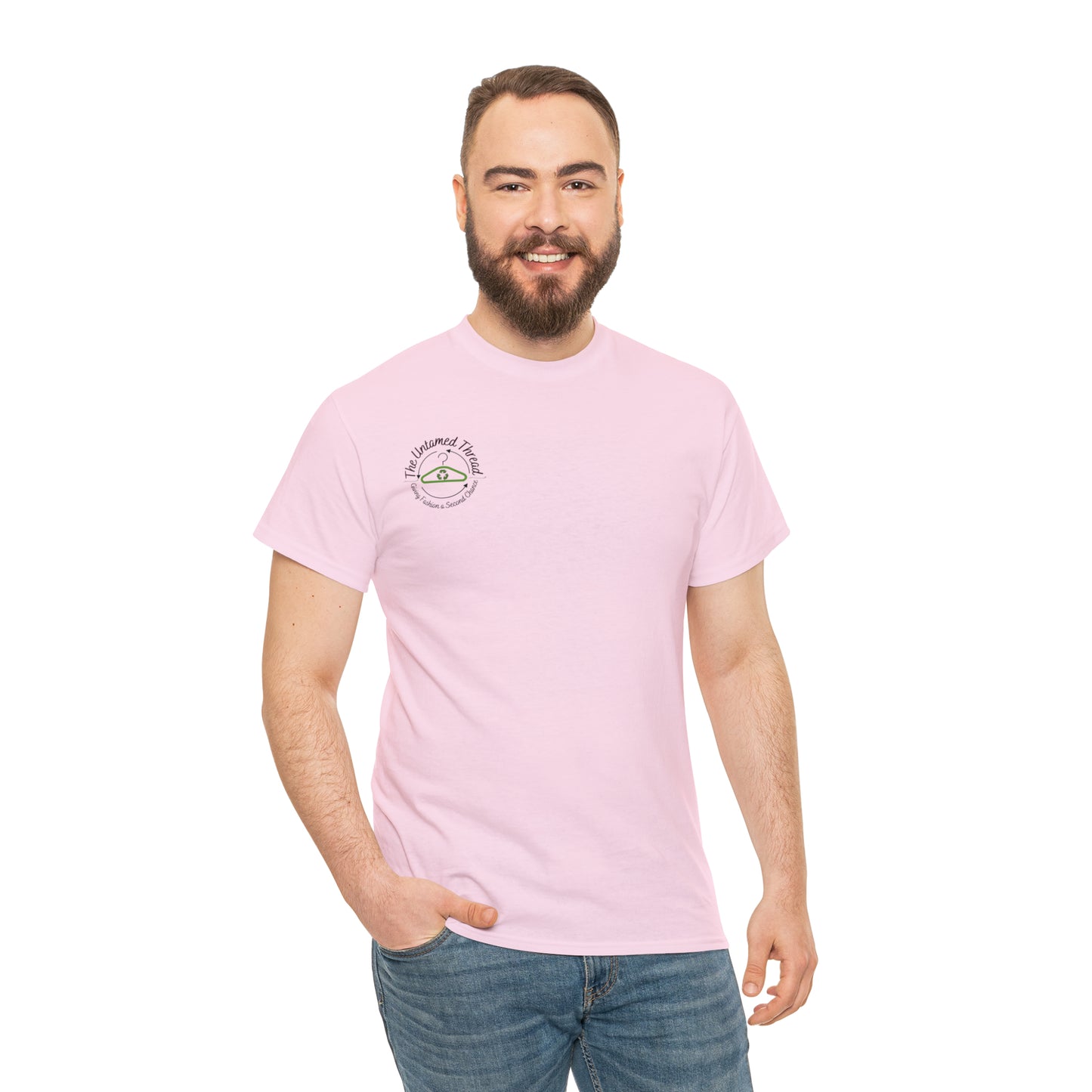 The Untamed Thread Logo Unisex Heavy Cotton Tee