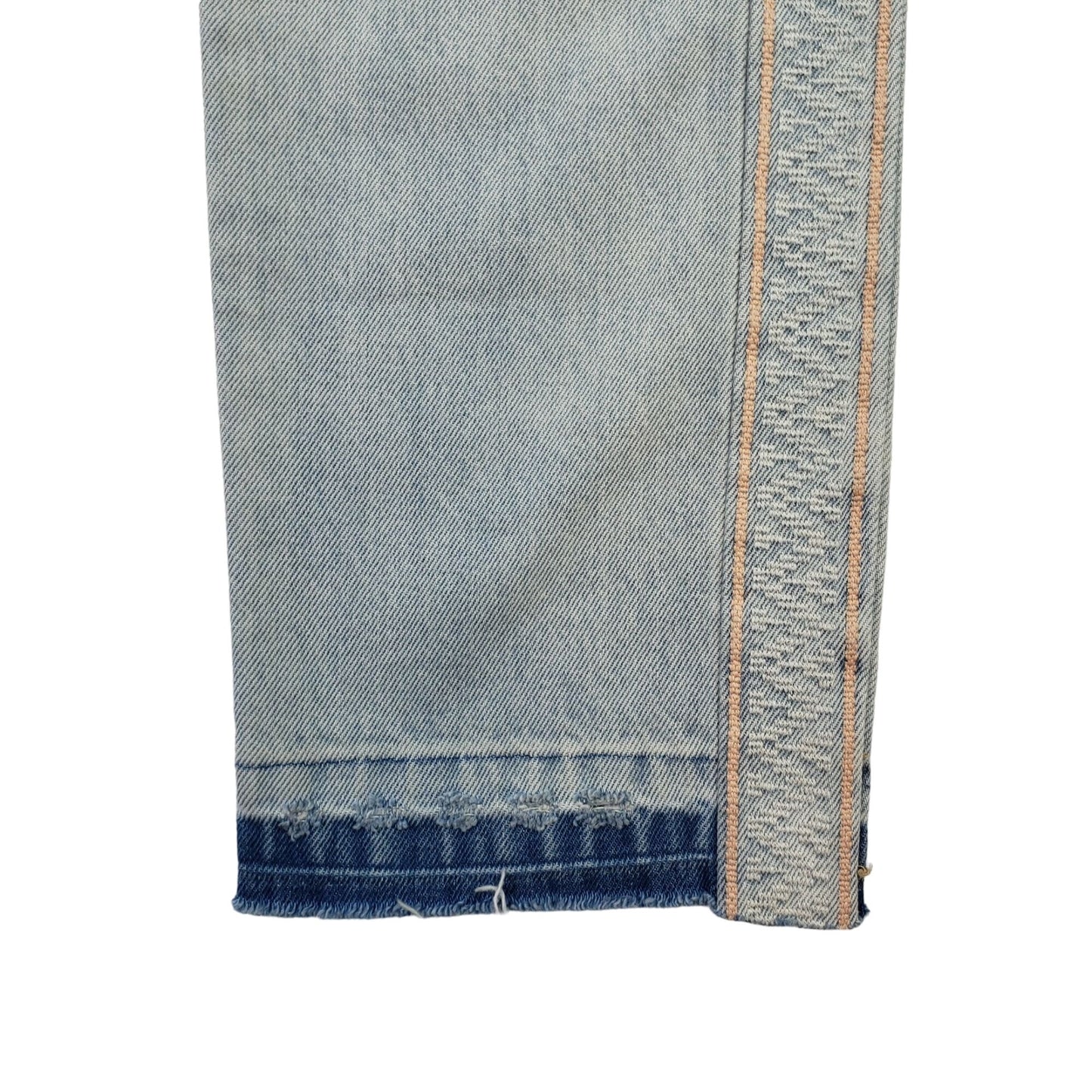 NWT Current/Elliott Slouchy Skinny Distressed Jeans with Side Panel Size 30