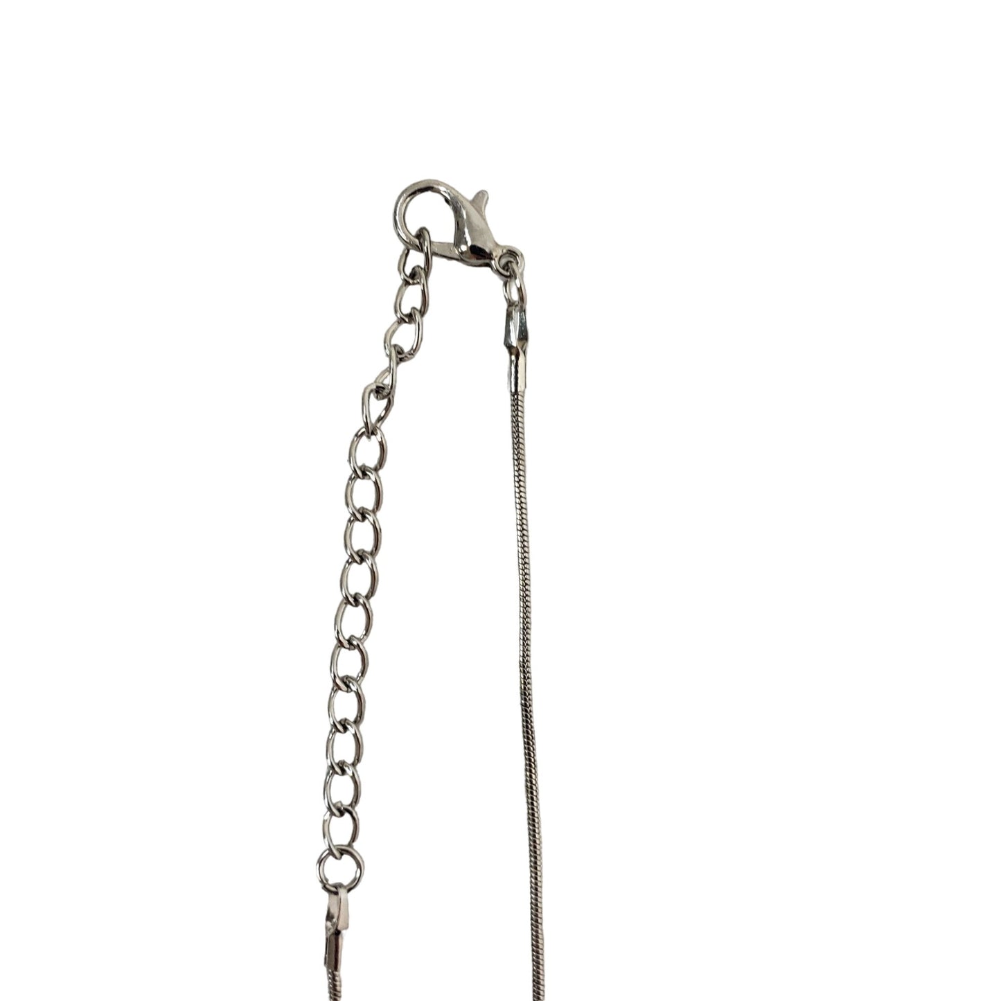 Unbranded Abalone Silver Tone Dolphin Necklace