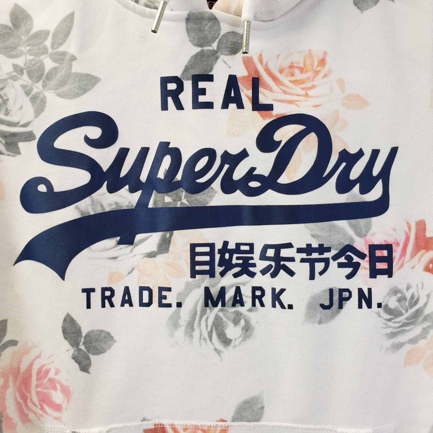 Super Dry Floral Hoodie Size 4
