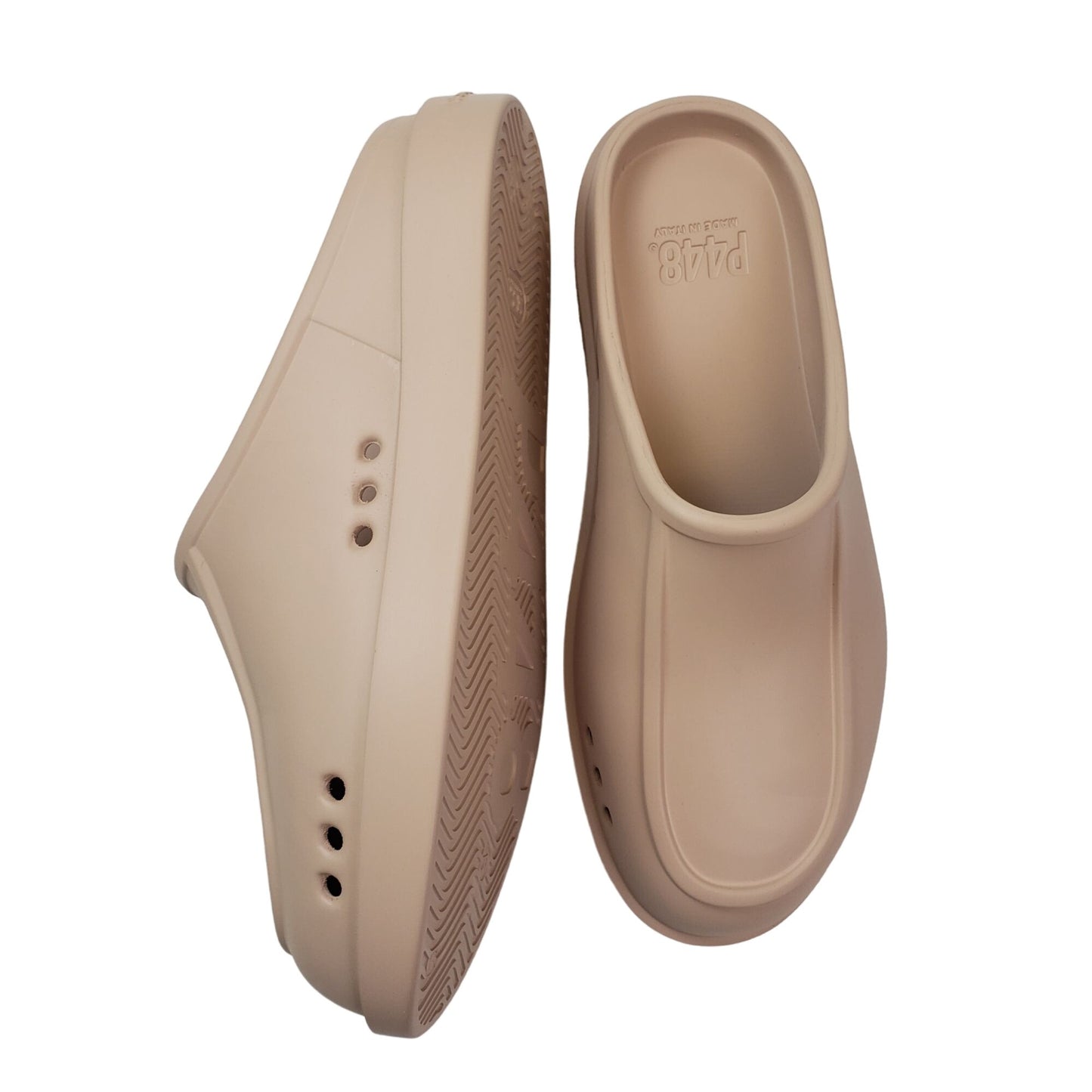 NWT/NIB P448 Flo Apron Toe Mules Size IT 44-45/US 11-11.5