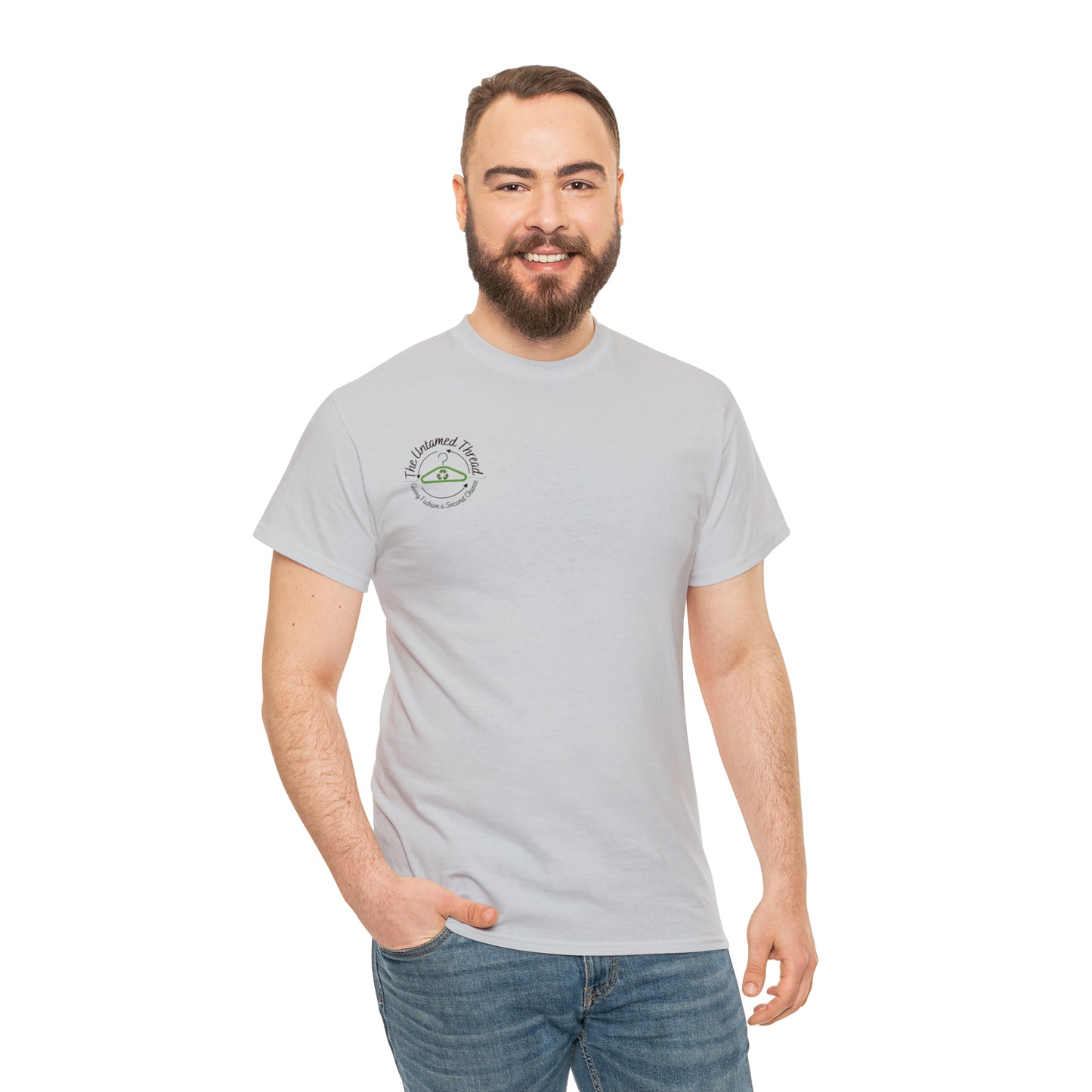 The Untamed Thread Logo Unisex Heavy Cotton Tee