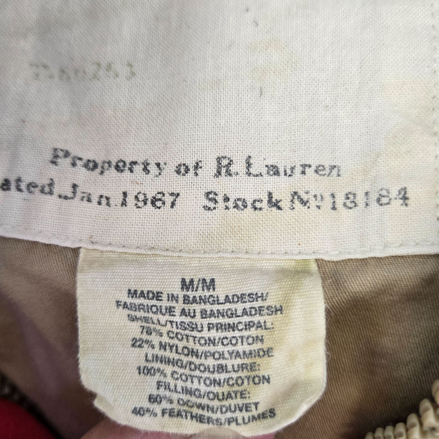 Ralph Lauren Denim & Supply Down Filled Removable Faux Fur Collar Vest Size Medium