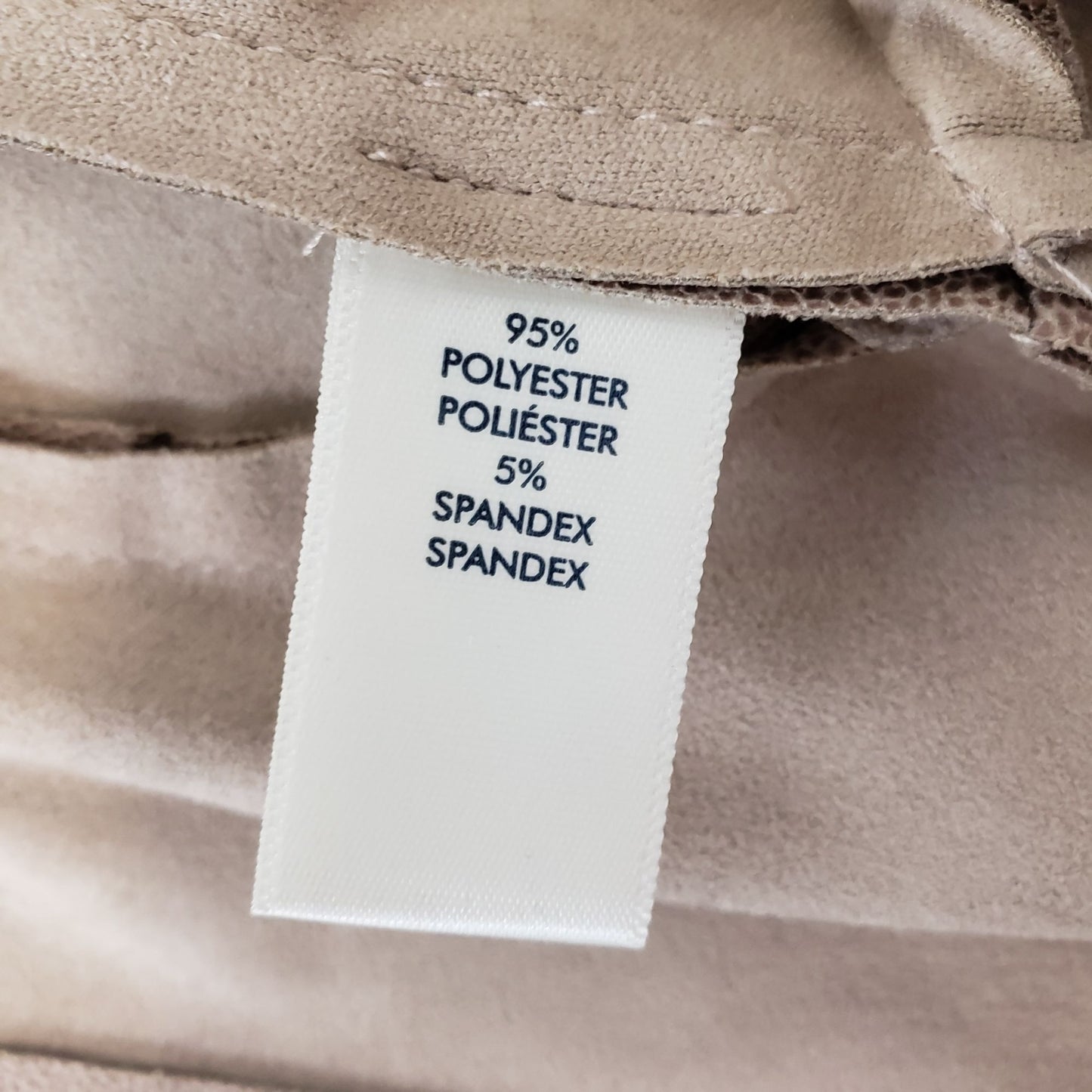 BKE Vegan Leather Pebble Print Draped Open Jacket Size Medium