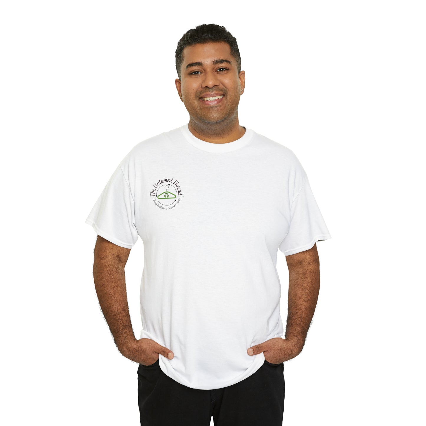The Untamed Thread Logo Unisex Heavy Cotton Tee