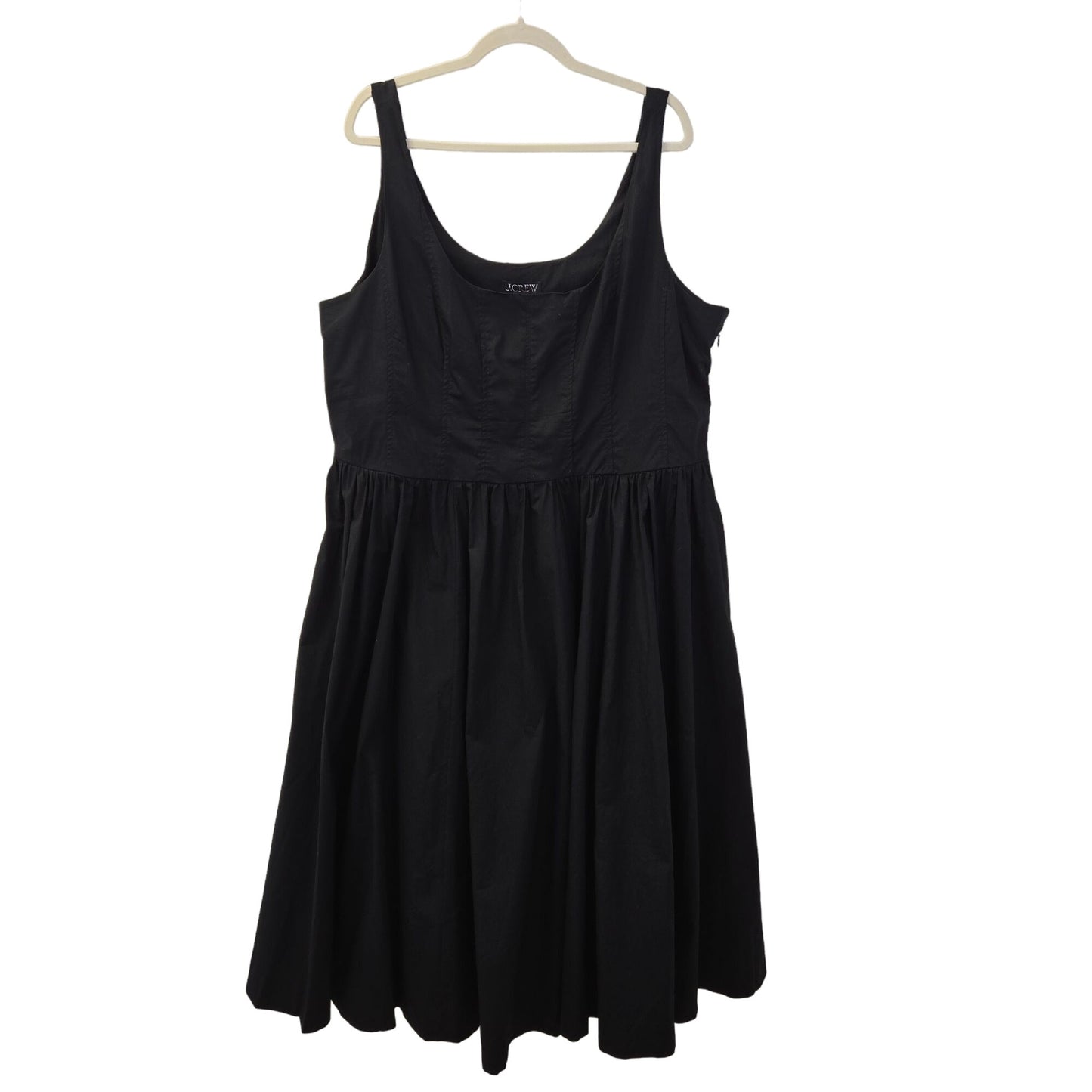 NWT J. Crew Ingrid Poplin Midi Dress Size 22