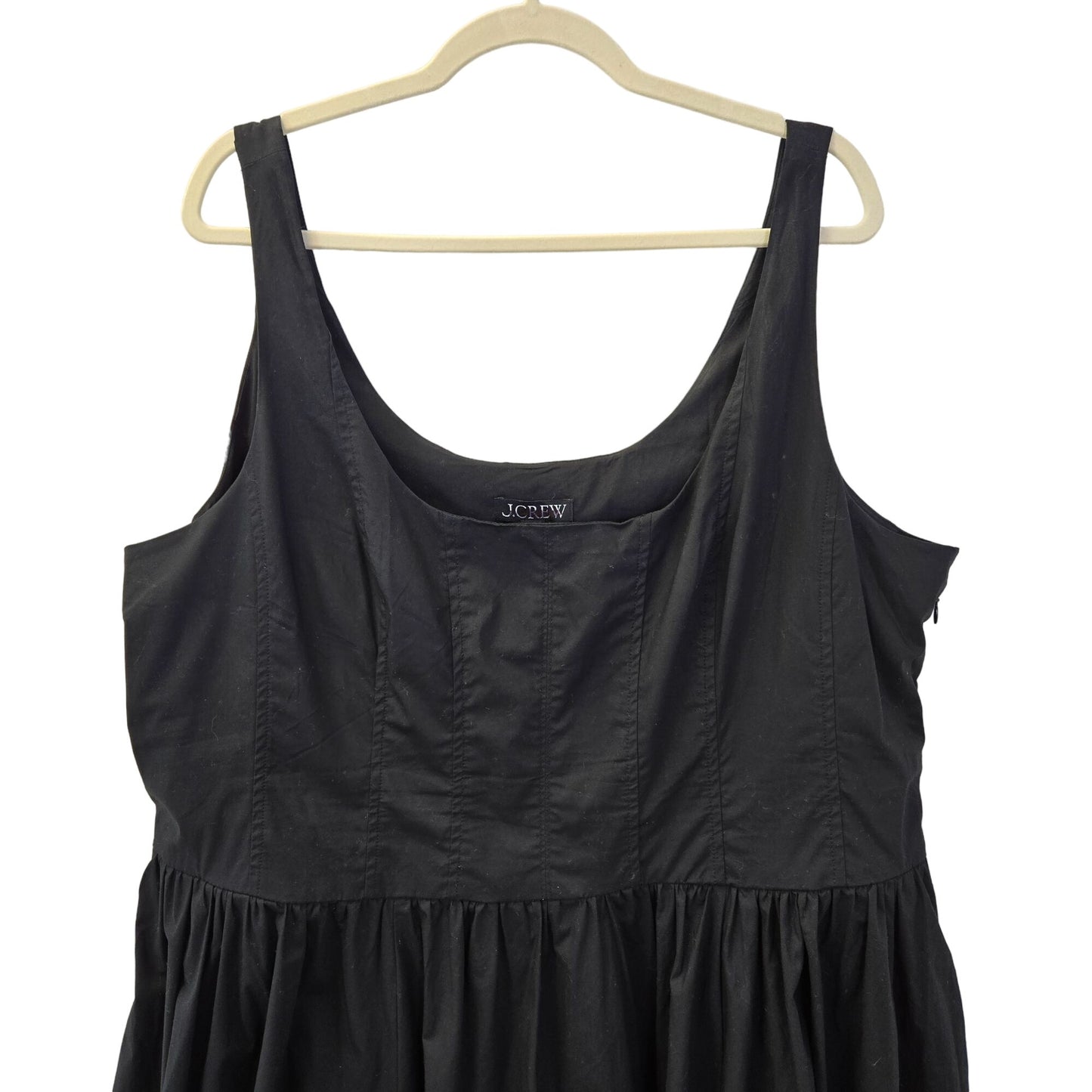NWT J. Crew Ingrid Poplin Midi Dress Size 22