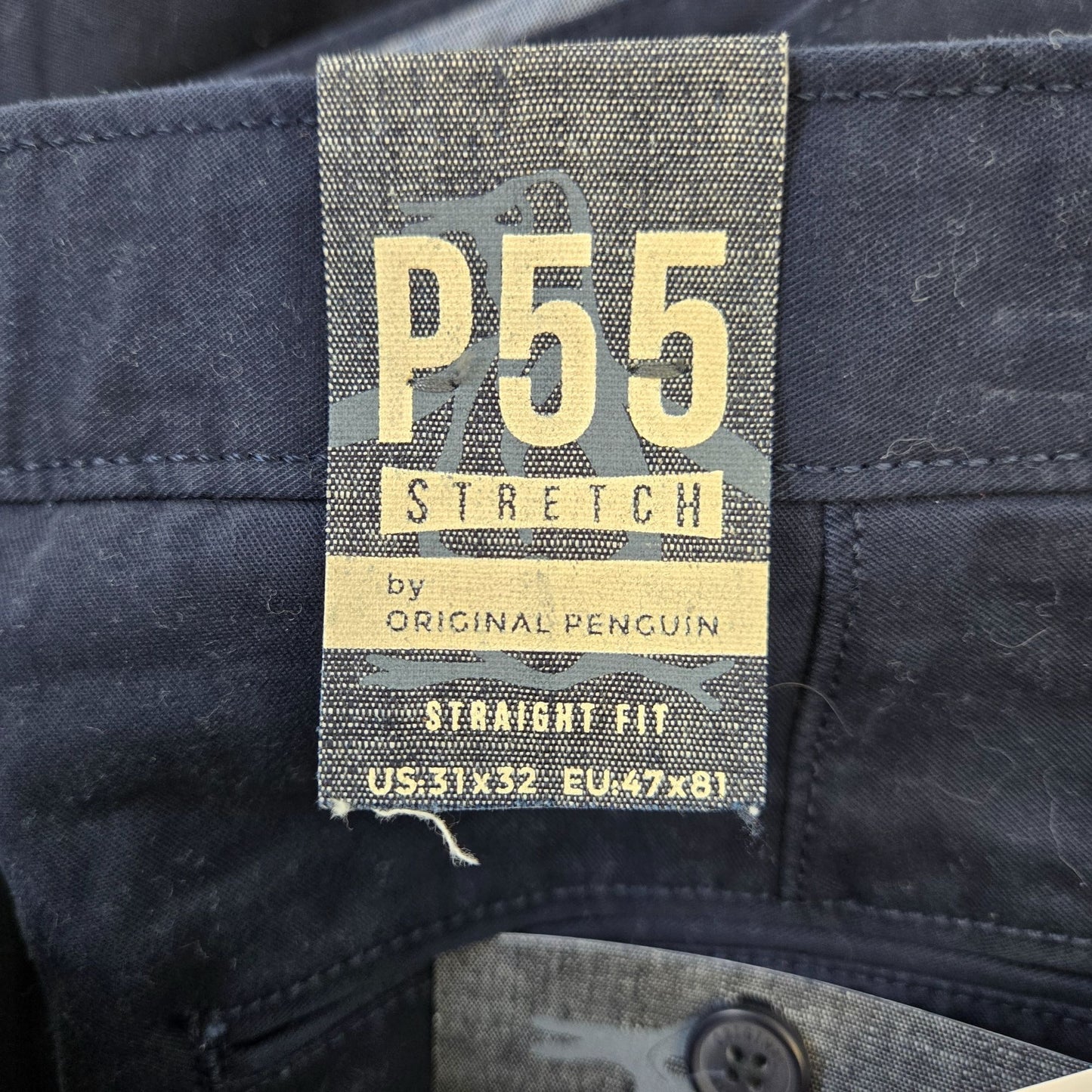 NWT Original Penguin P55 Straight Fit Chino Pants Size 31x32