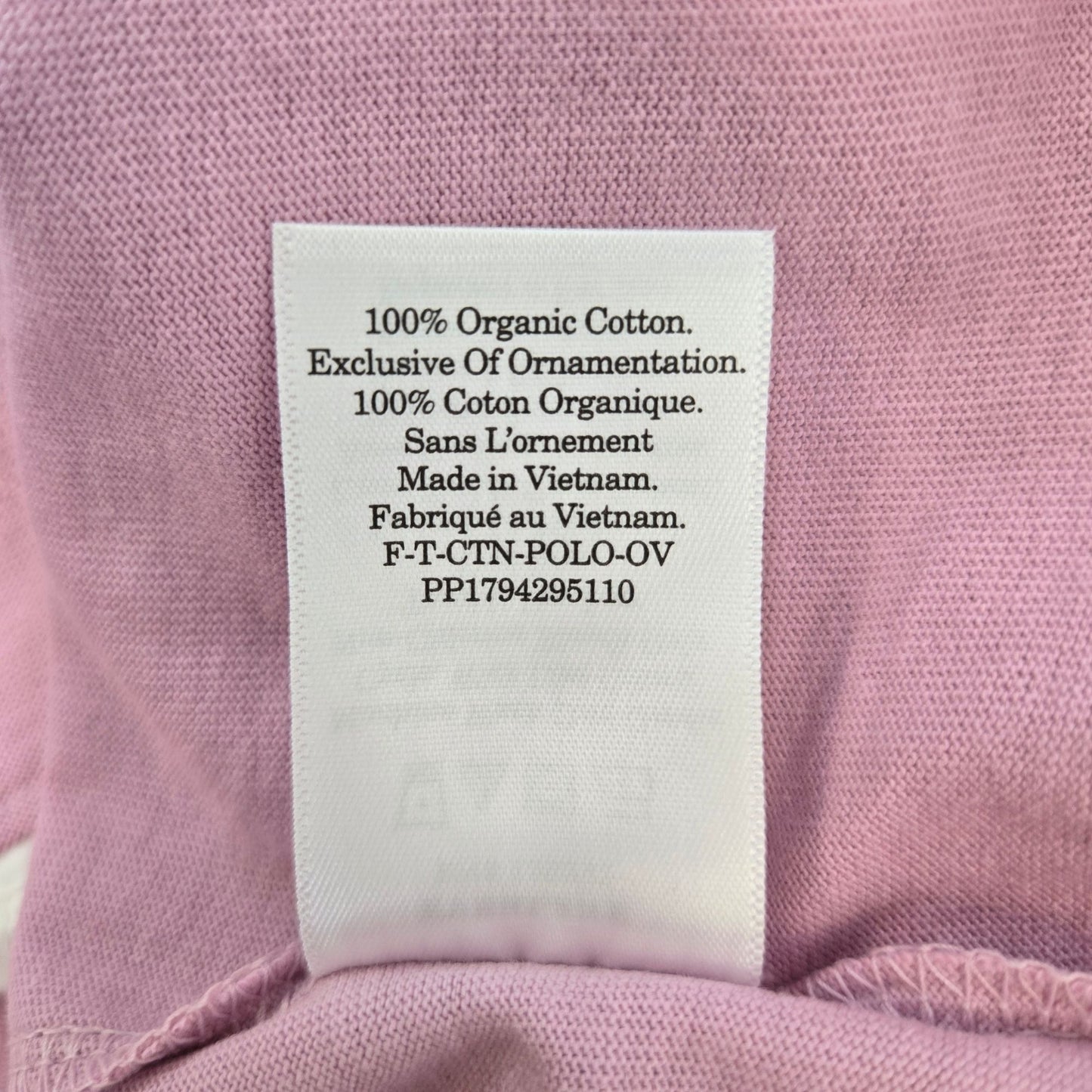 NWT Everlane Organic Cotton Polo Short Sleeve Top Size Small