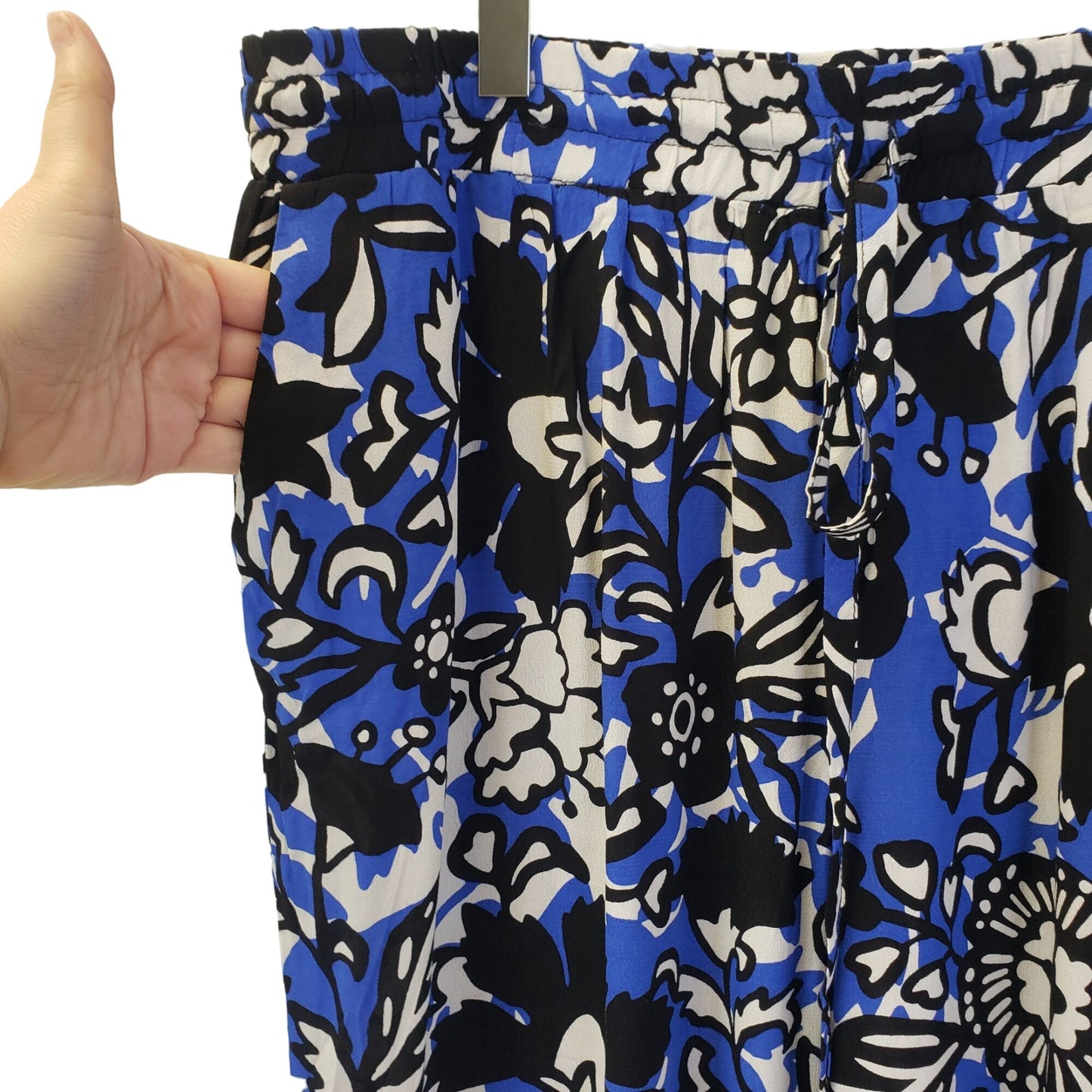 NWT Eloquii Floral Wide Leg Pants Size 20