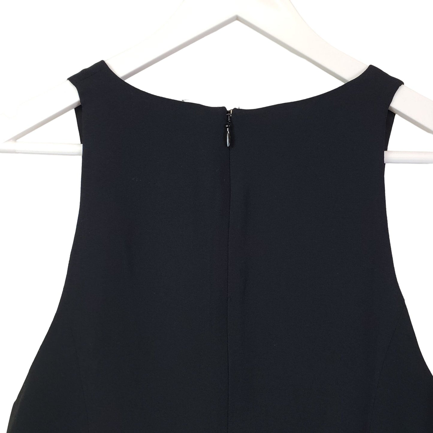 NWT H by Halston High Low Hem Little Black Dress Size 12