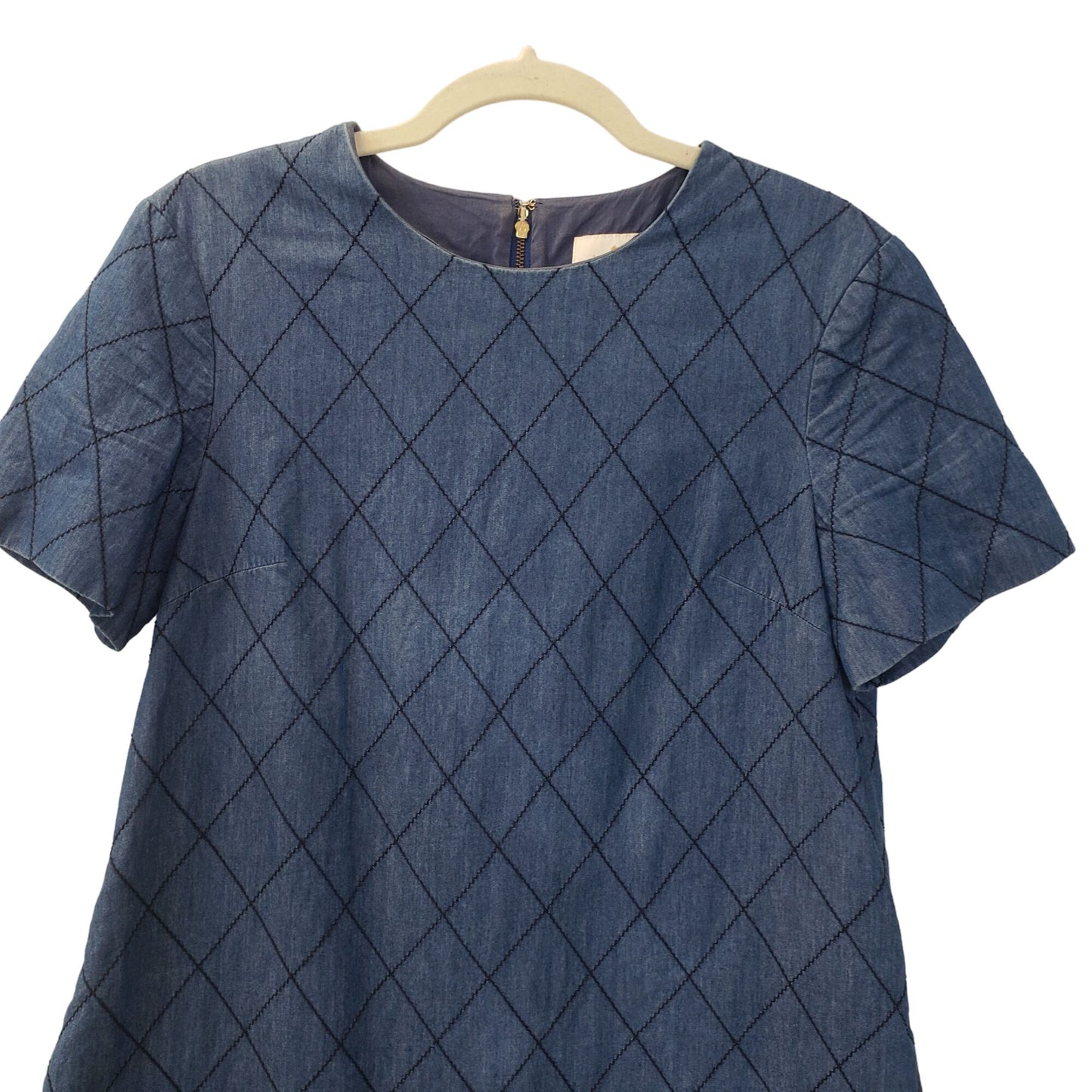 Kate Spade Quilted Chambray Dress Size 4