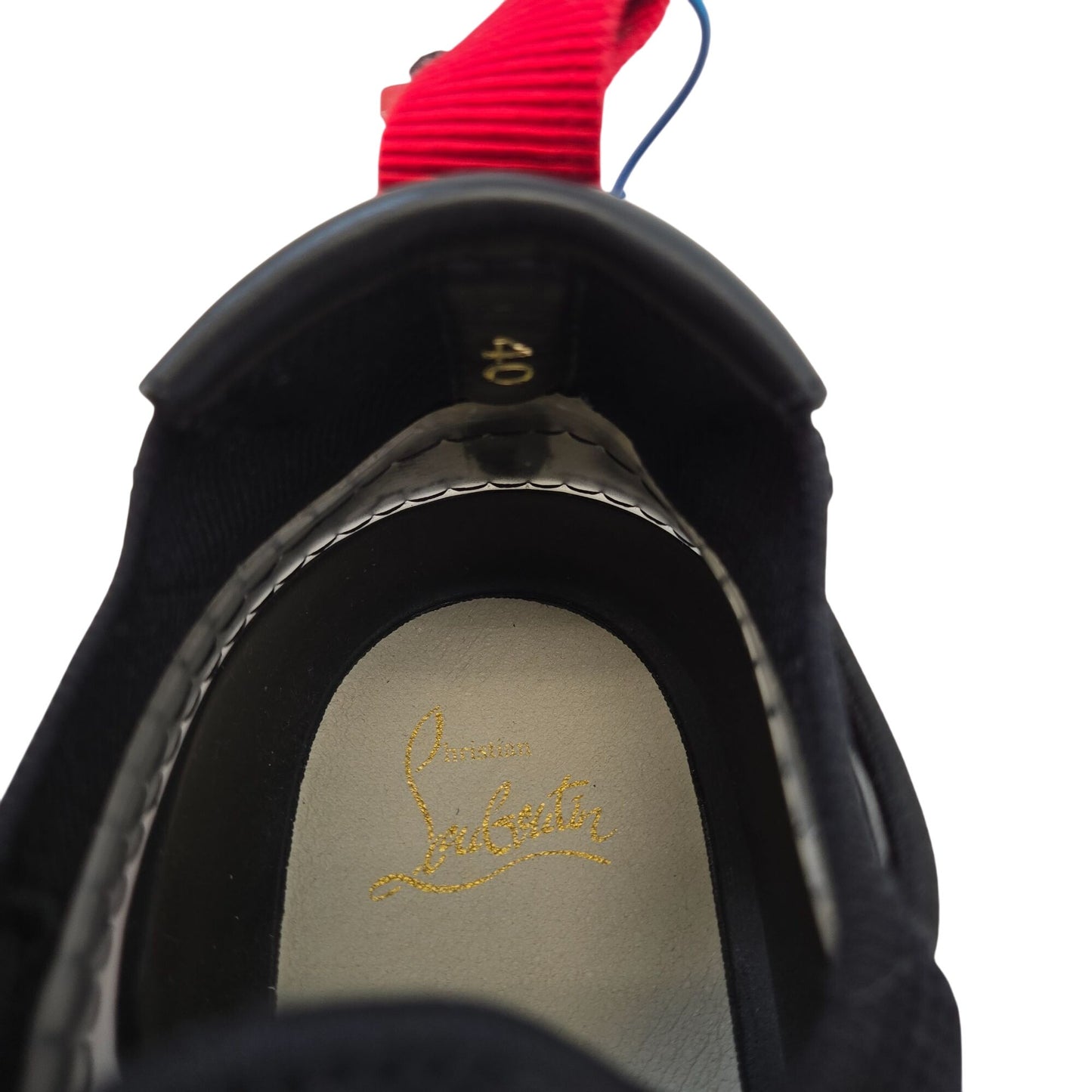 NWT/NIB Christian Louboutin Men's Arpoador Flat Black Sneakers Size 40/US Size 7