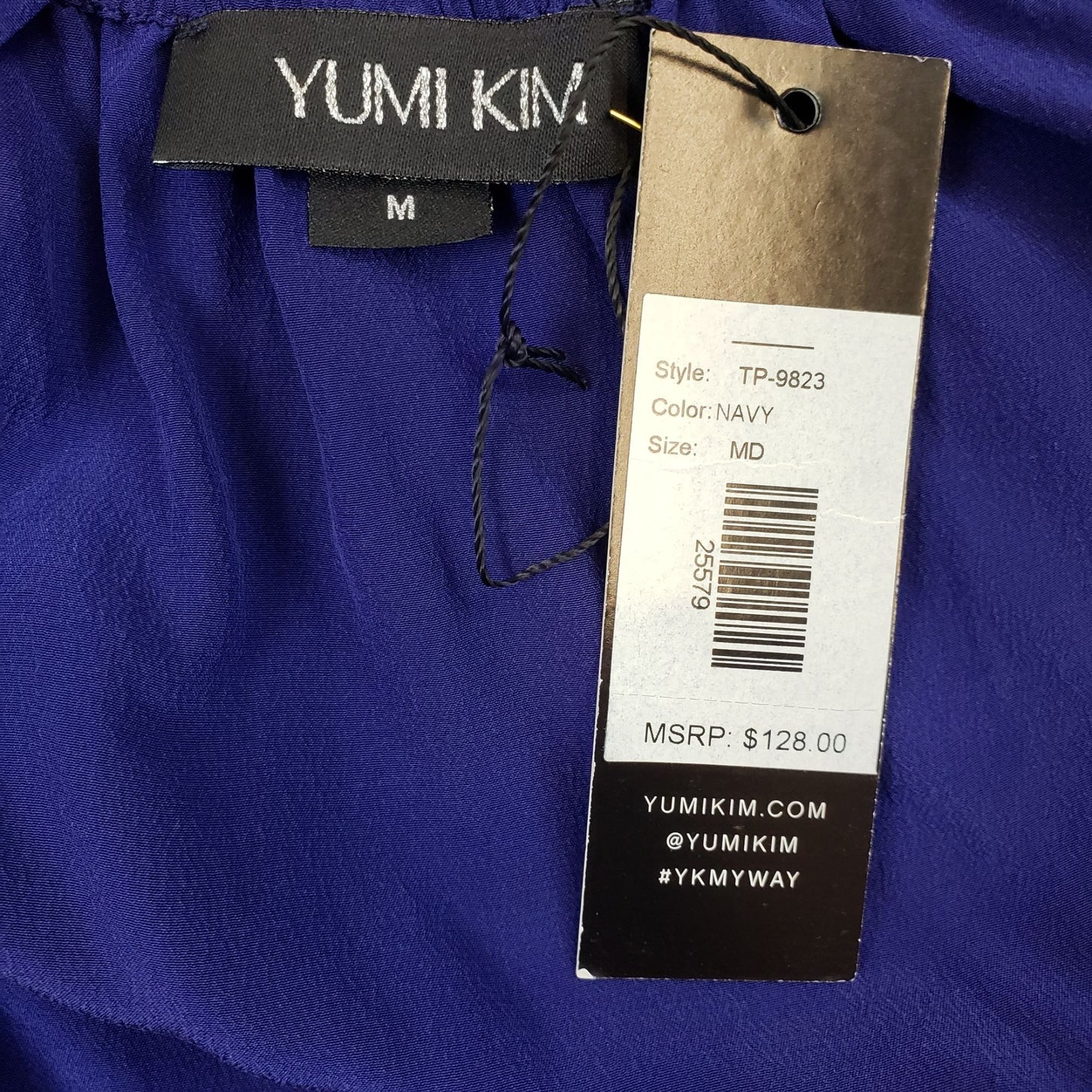NWT Yumi Kim 100% Silk Camisole Crop Top Size Medium