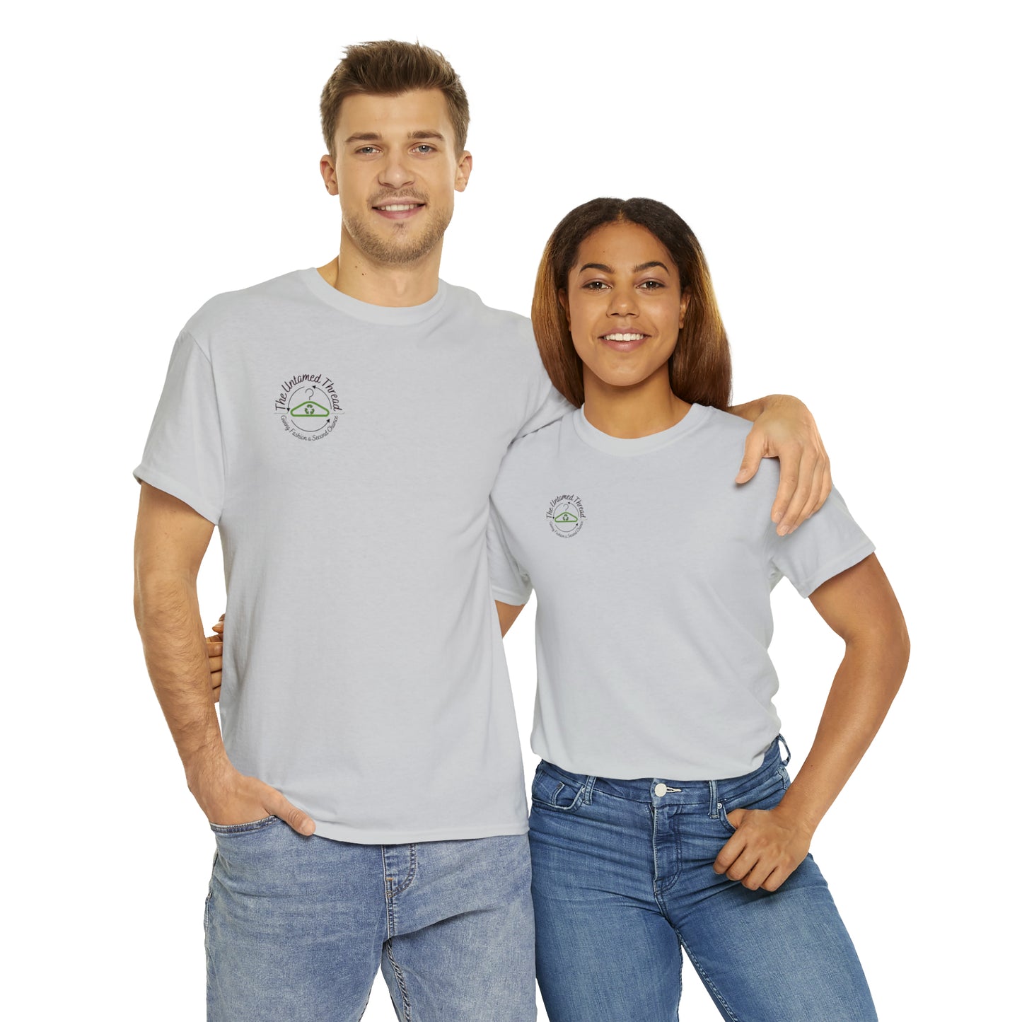 The Untamed Thread Logo Unisex Heavy Cotton Tee