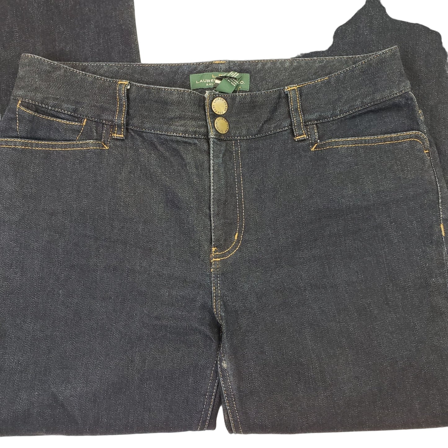 Ralph Lauren Dark Wash Straight Leg Jeans Size 8
