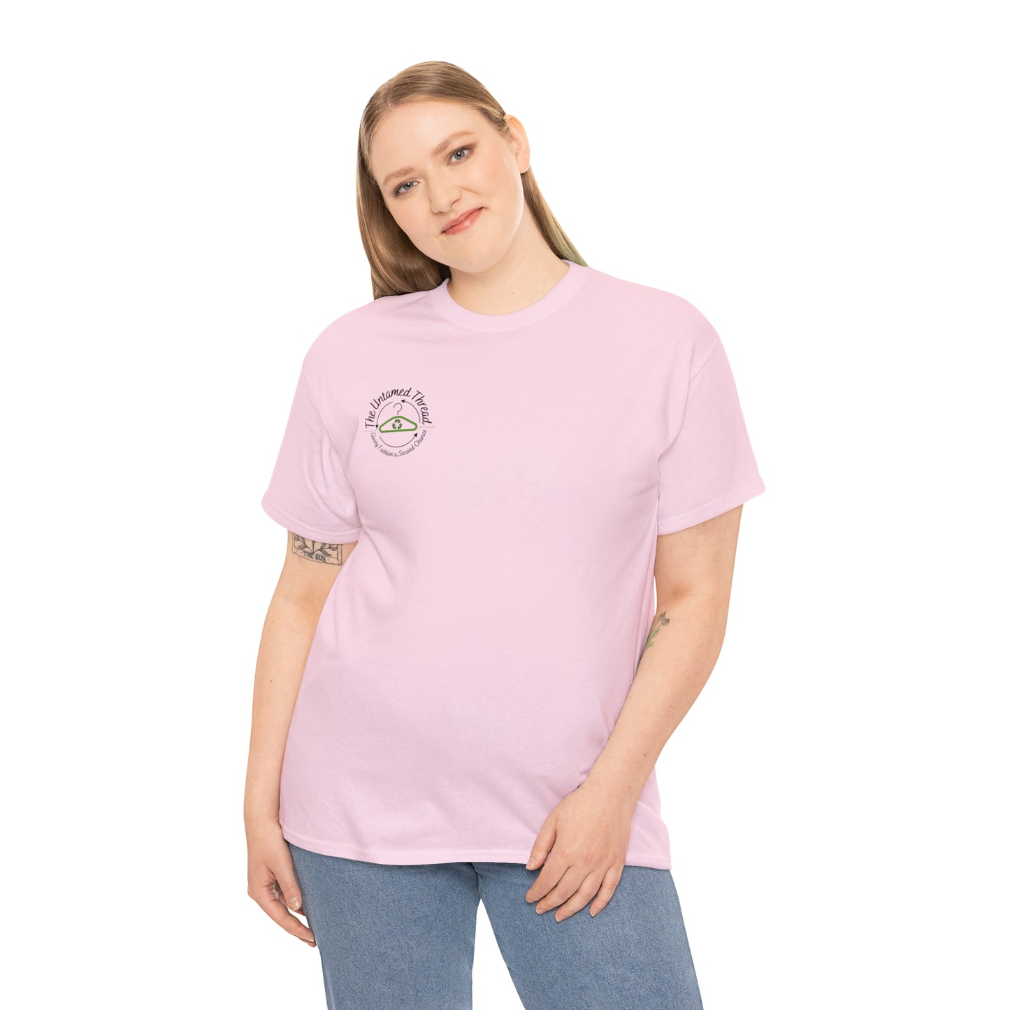 The Untamed Thread Logo Unisex Heavy Cotton Tee