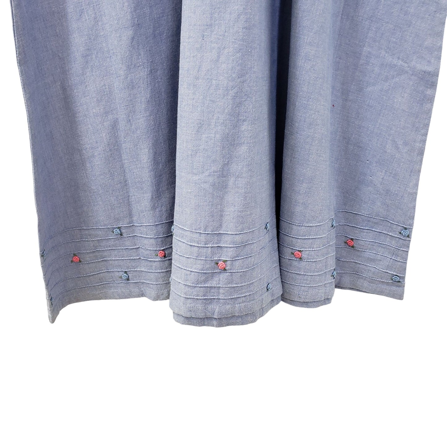 NWT Marisol Two Piece Floral Embroidered Midi Dress Size Medium