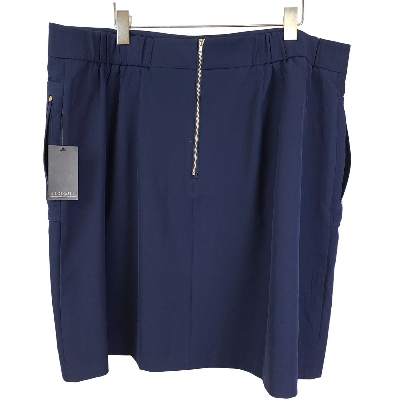 NWT Elouqii Patch Pocket Mini Skirt Size 20