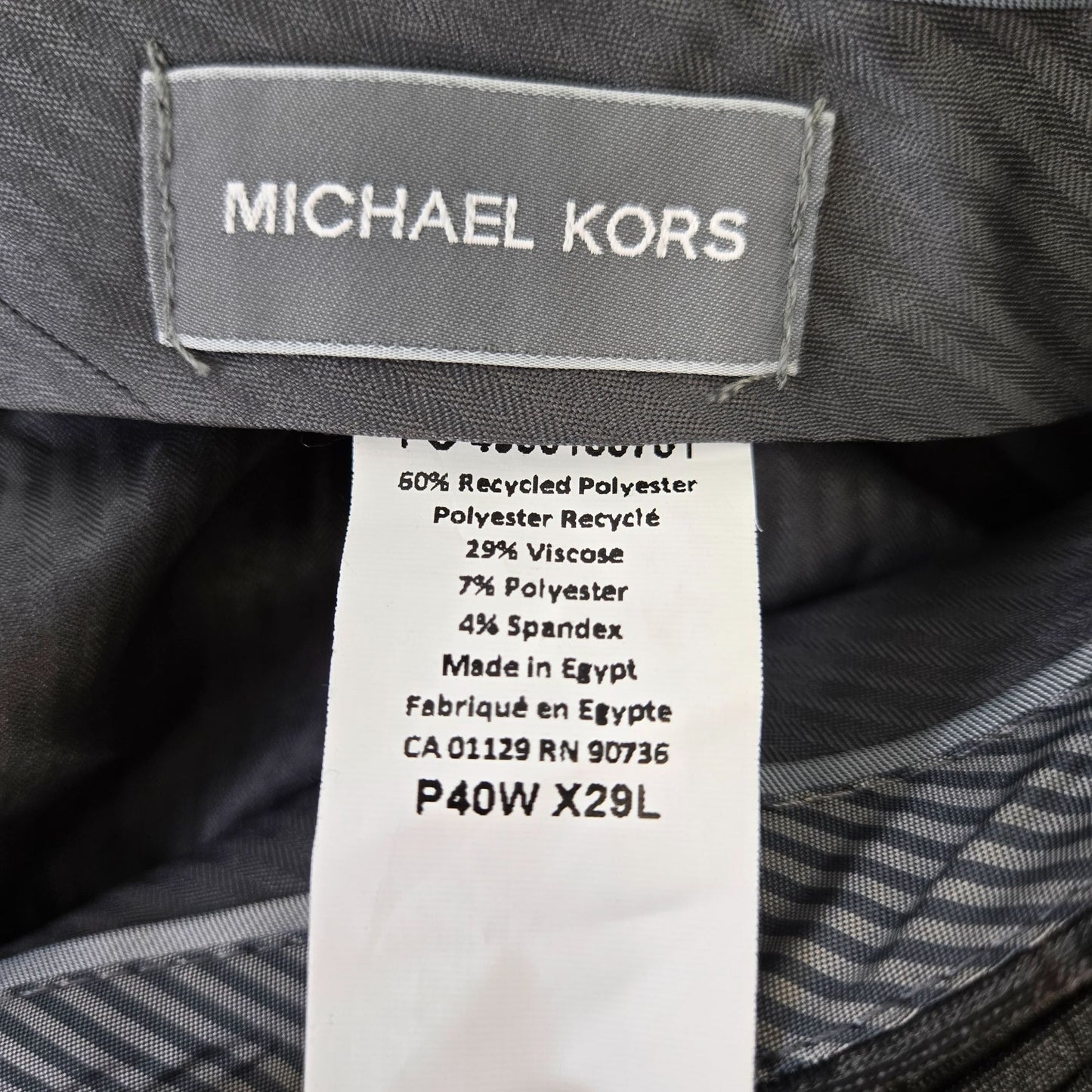 NWT Michael Kors Marvin Glen Plaid Trouser Pants Size 40x29