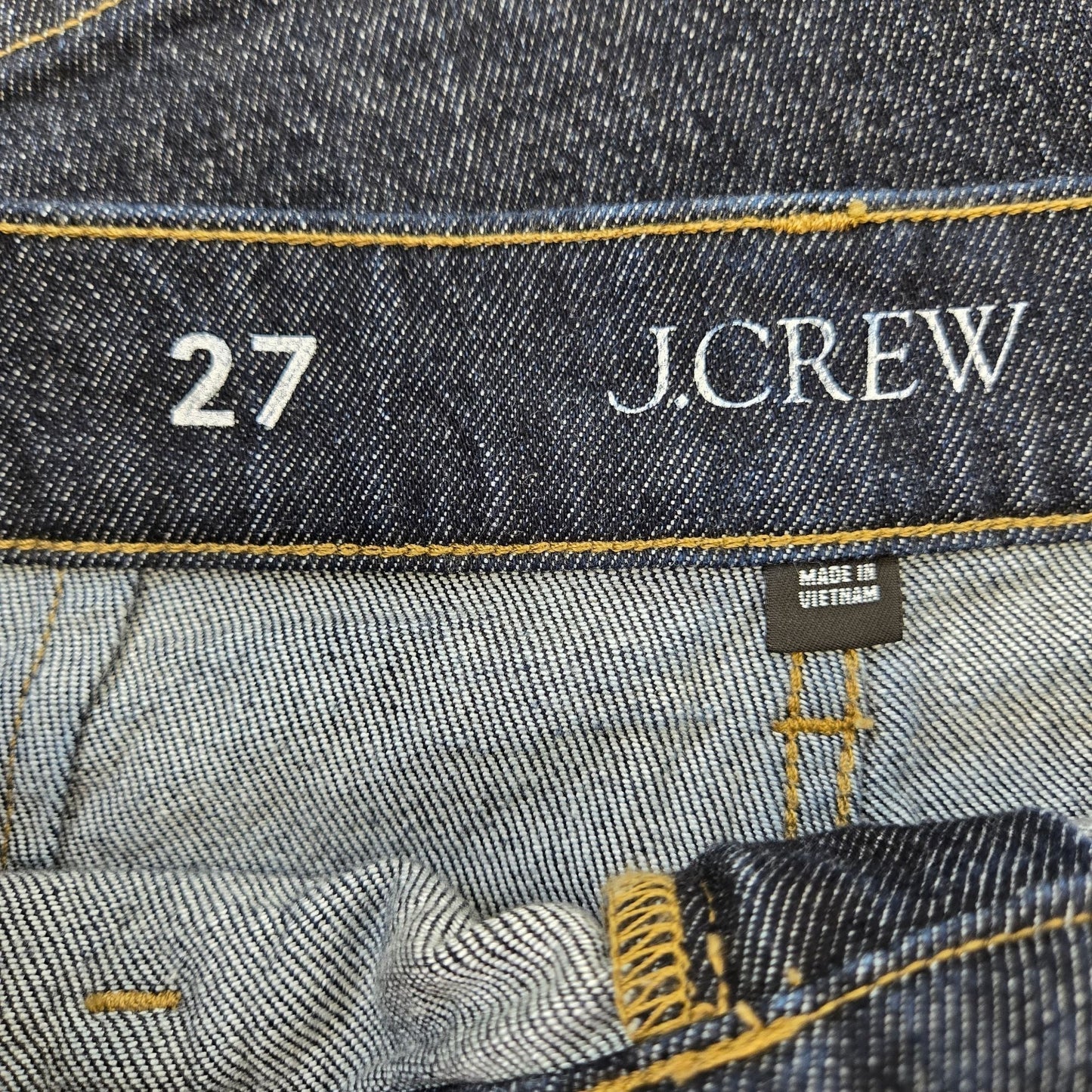 J. Crew Sailor Wide Leg Denim Trouser Pants Jeans Size 27