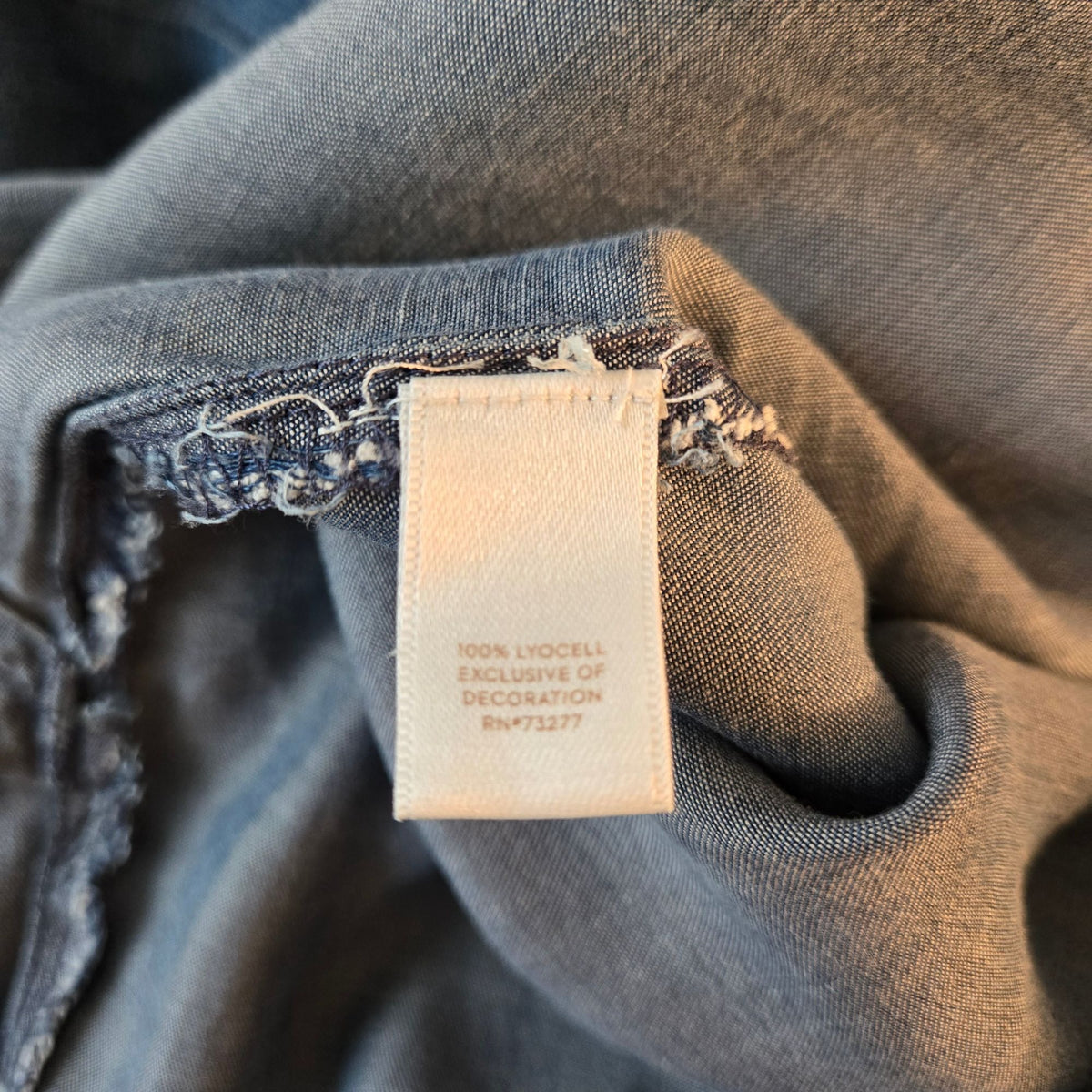 NWT LC Lauren Conrad So Fresh Chambray Wide Leg Jumpsuit in Indigo Size Large
