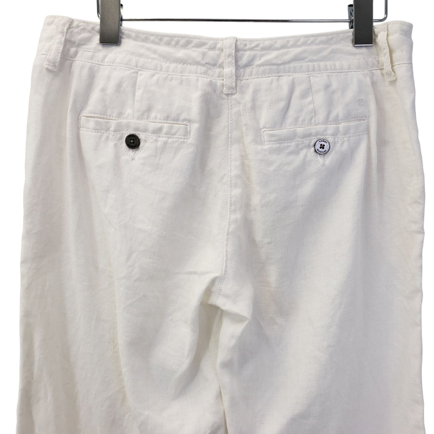 Tommy Hilfiger 100% Linen Wide Leg Pants Size 4