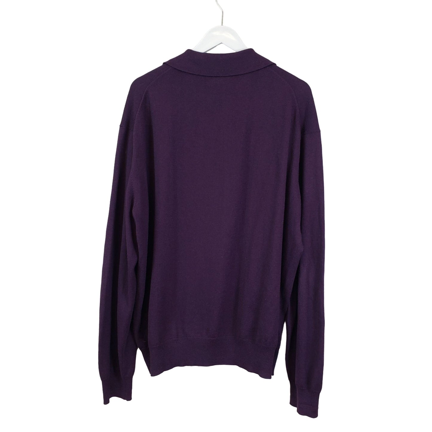 Orvis Silk & Cashmere Blend Quarter Button Sweater Size XL