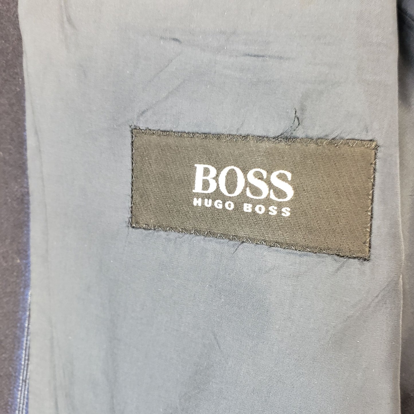 BOSS Hugo Boss Wool & Cashmere Blend Striped 3 Button Sport Coat Size 44R