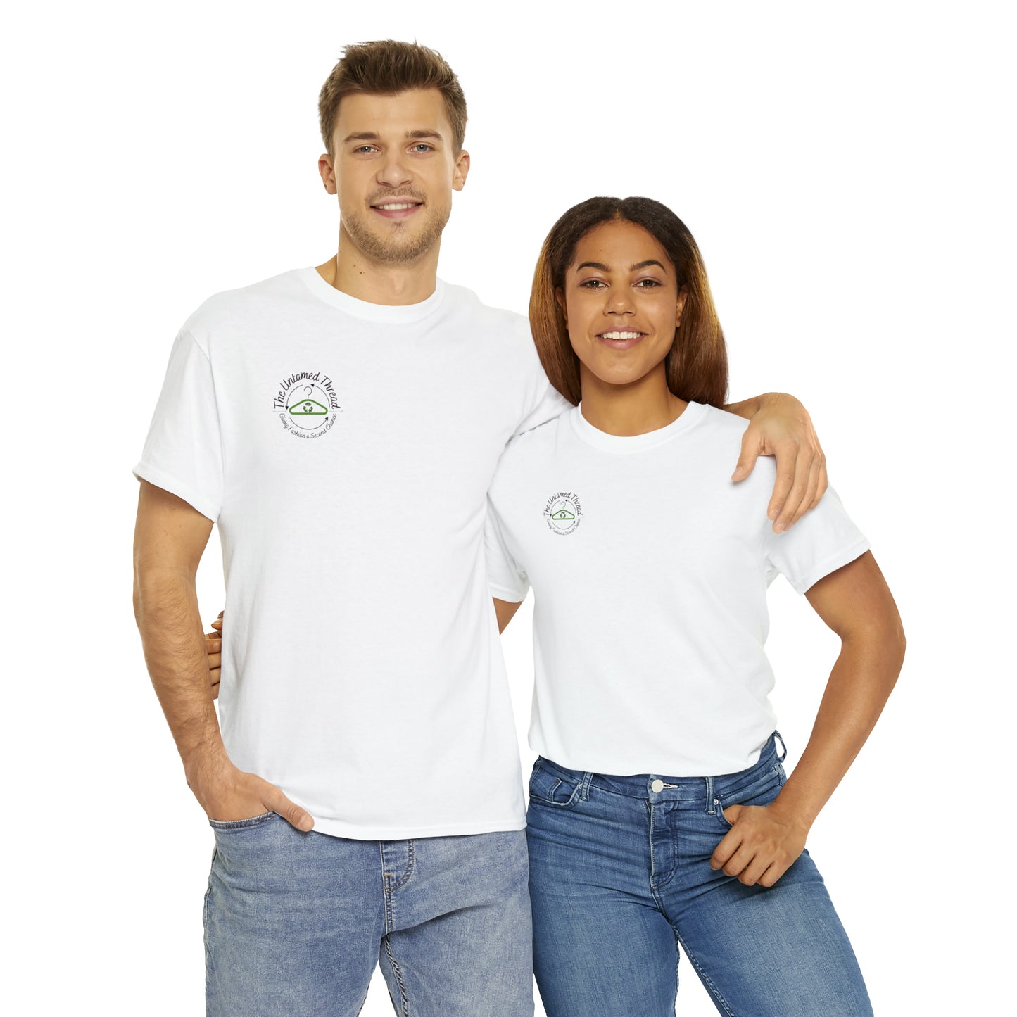 The Untamed Thread Logo Unisex Heavy Cotton Tee