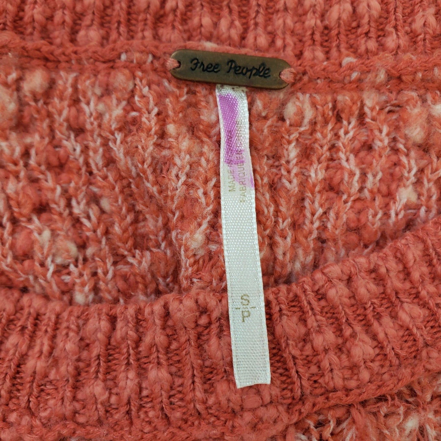 Free People Wool Blend Crewneck Sweater Size Small