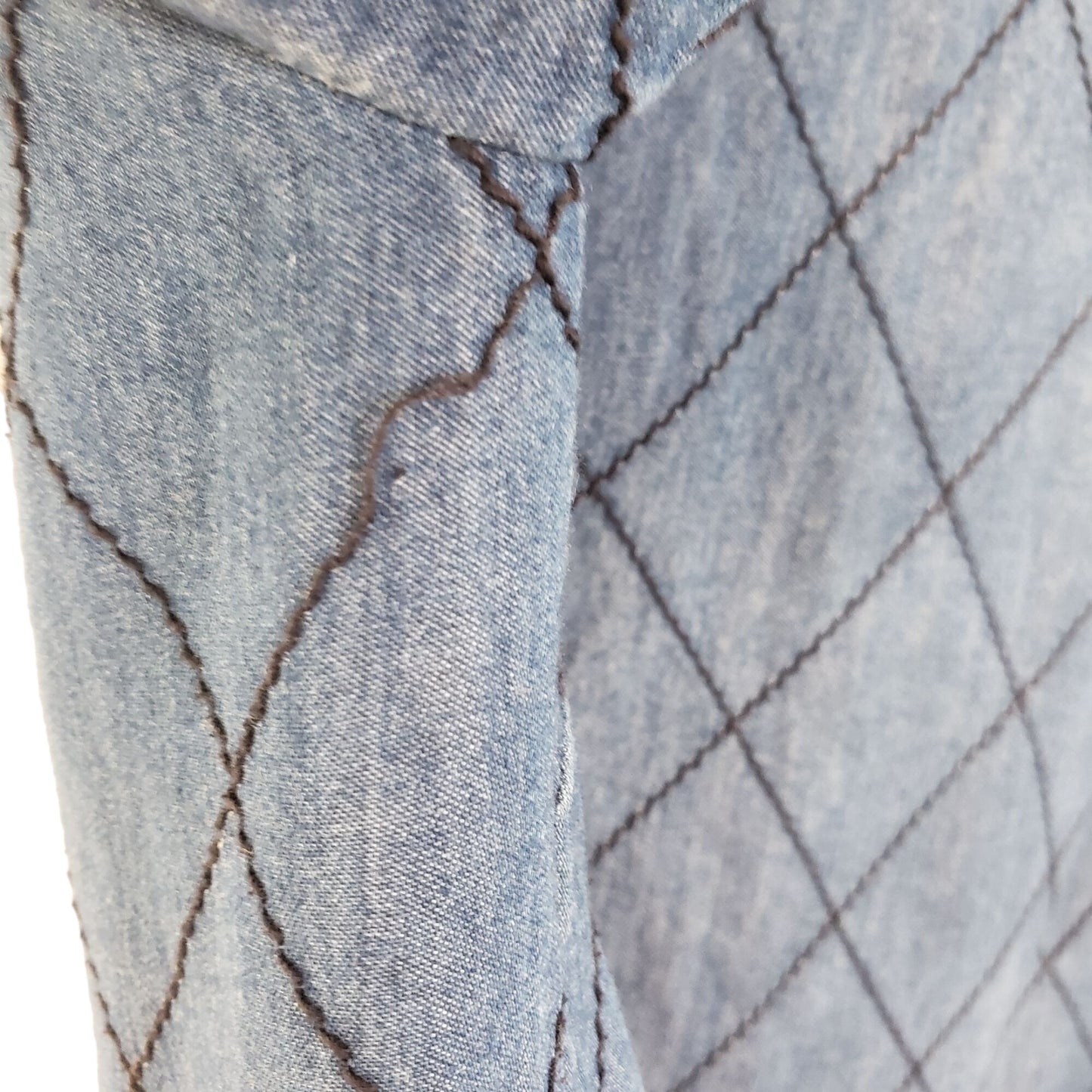 Kate Spade Quilted Chambray Dress Size 4