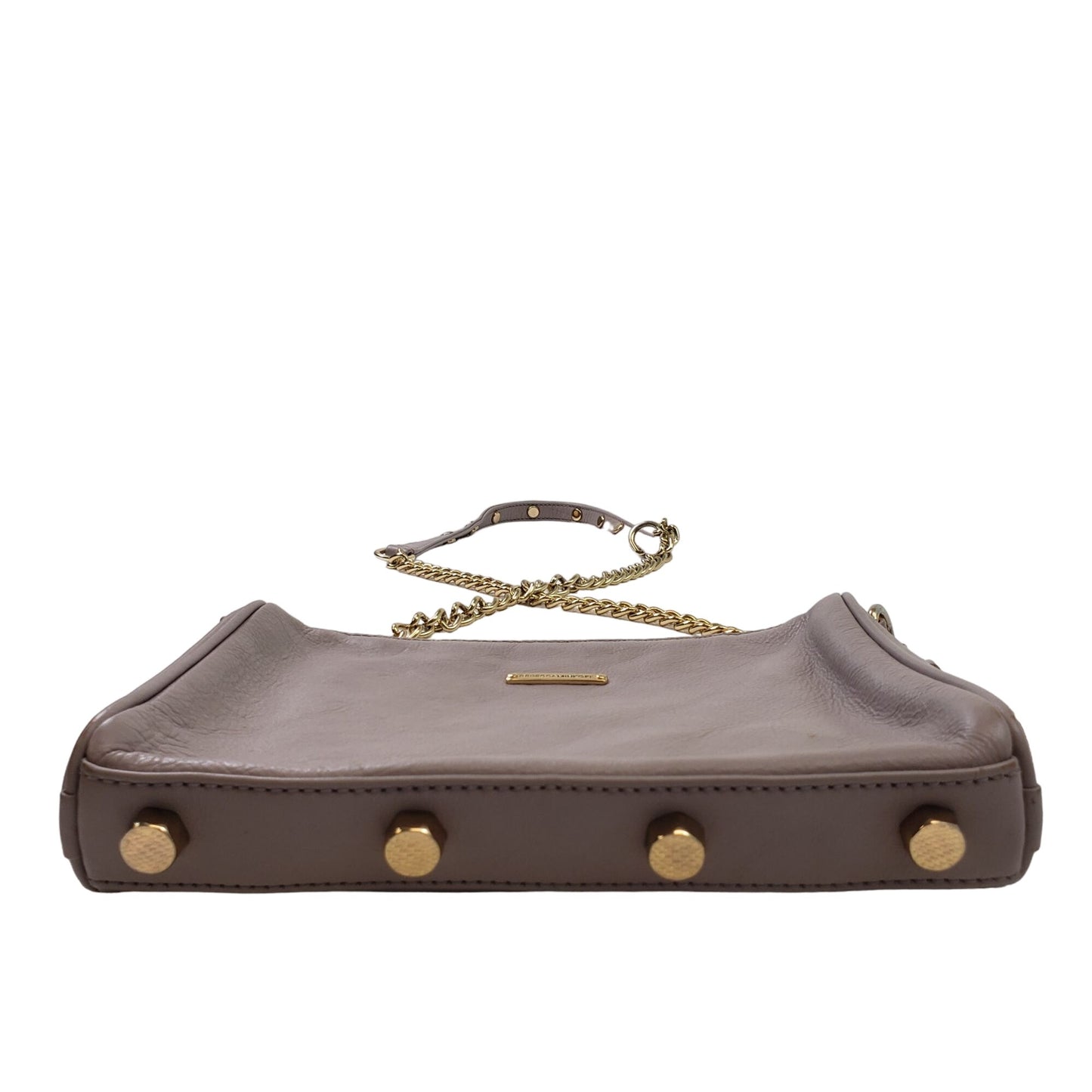 Rebecca Minkoff Leather Zipper Accent Crossbody Bag