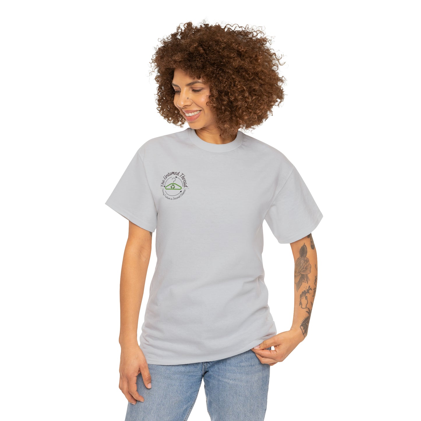 The Untamed Thread Logo Unisex Heavy Cotton Tee