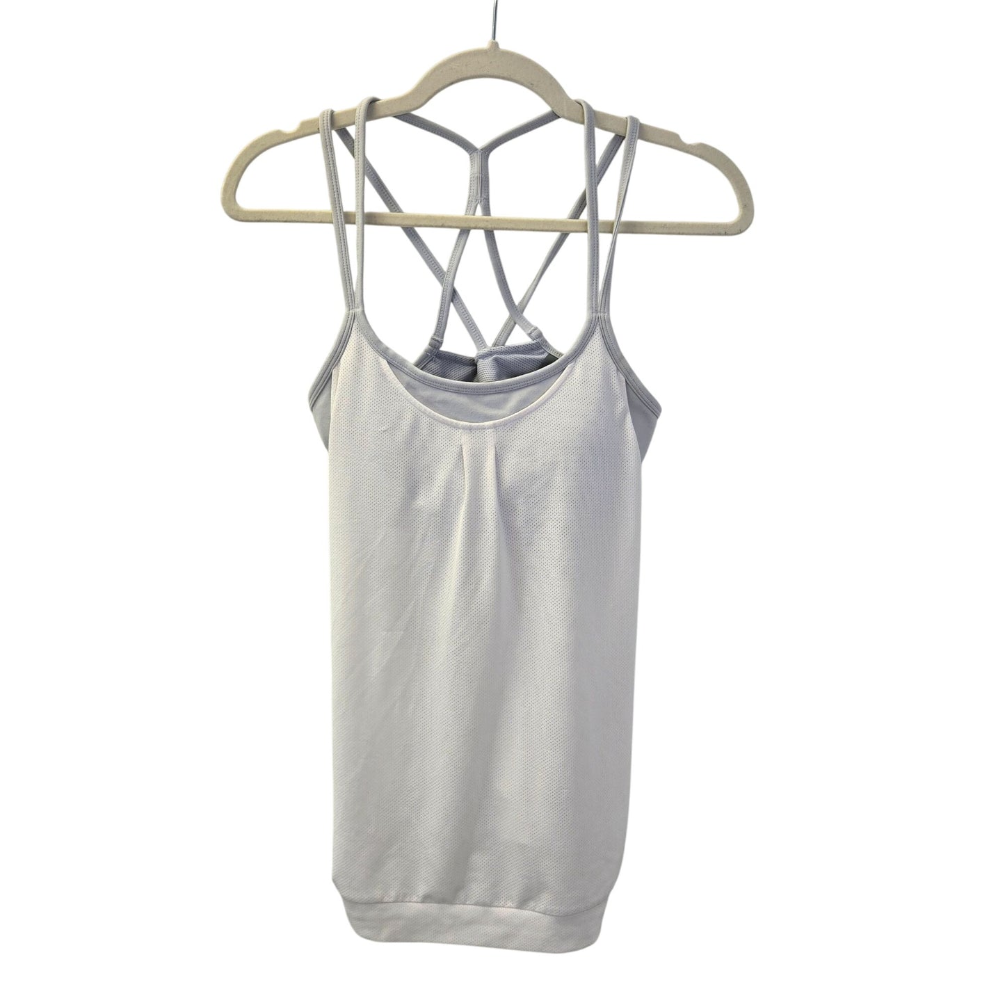 Athleta Mesh Energize Strappy Padded Tank Top Size Small