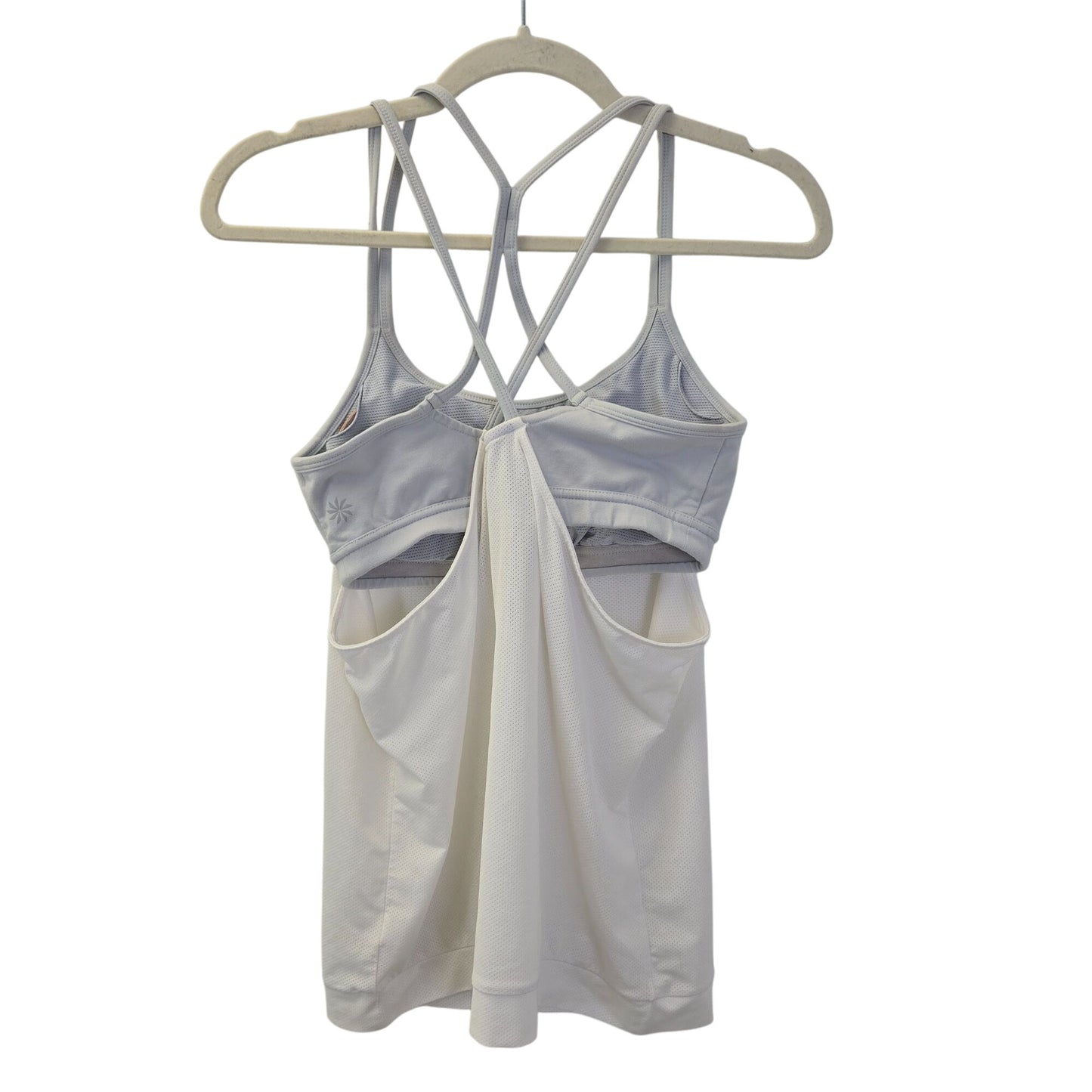 Athleta Mesh Energize Strappy Padded Tank Top Size Small