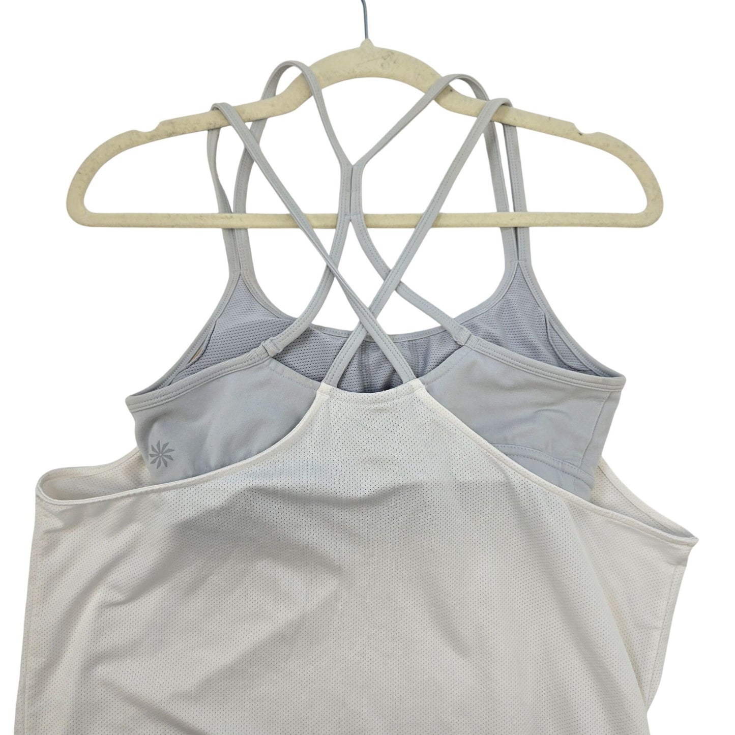 Athleta Mesh Energize Strappy Padded Tank Top Size Small